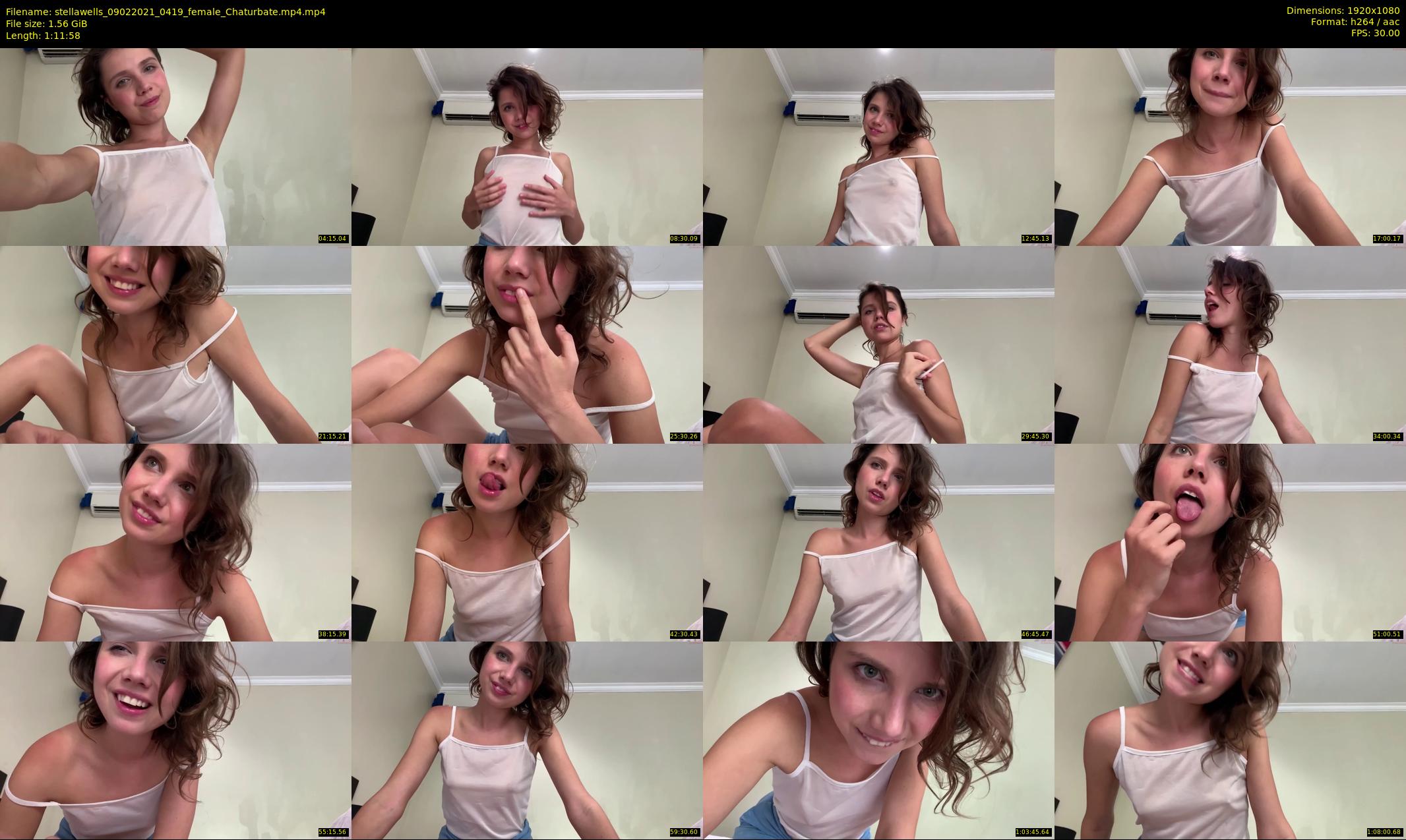 stellawells — 72 minute Chaturbate female cam show recording, 1080p, Feb 9, 2021