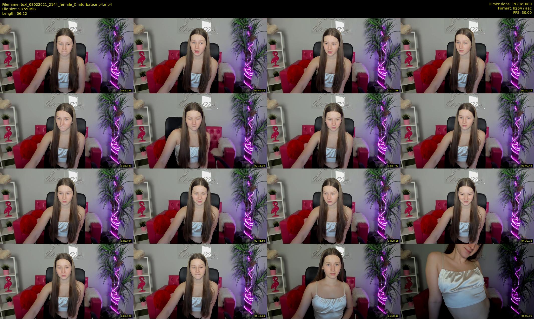 toxl — 7 minute Chaturbate female cam show recording, 1080p, Feb 8, 2021