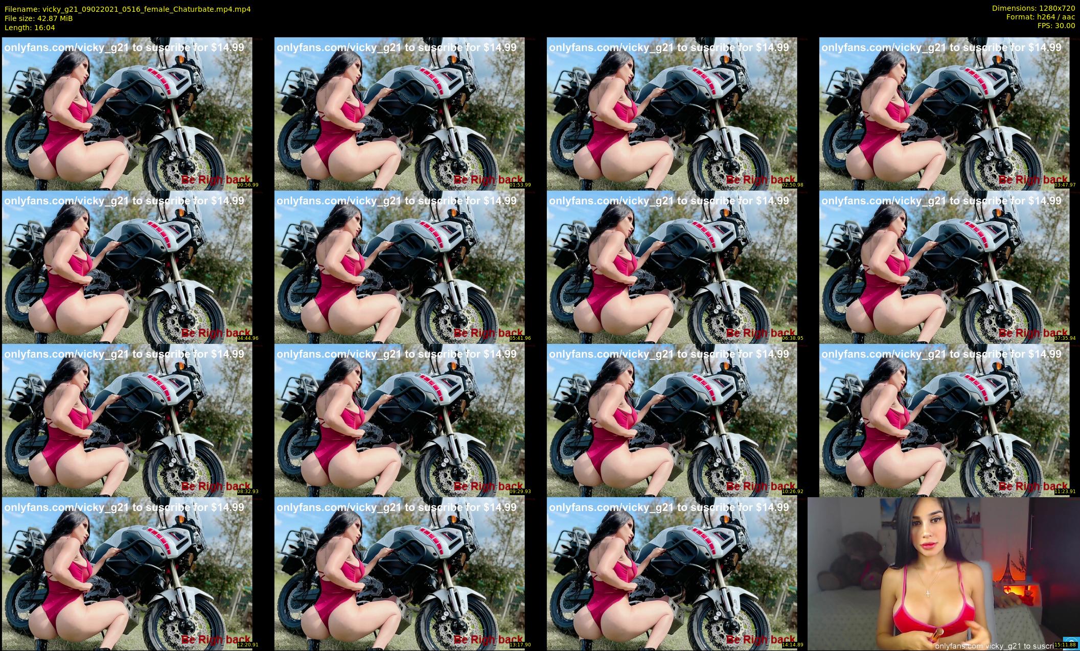 vicky_g21 — 17 minute Chaturbate female cam show recording, 720p, Feb 9, 2021