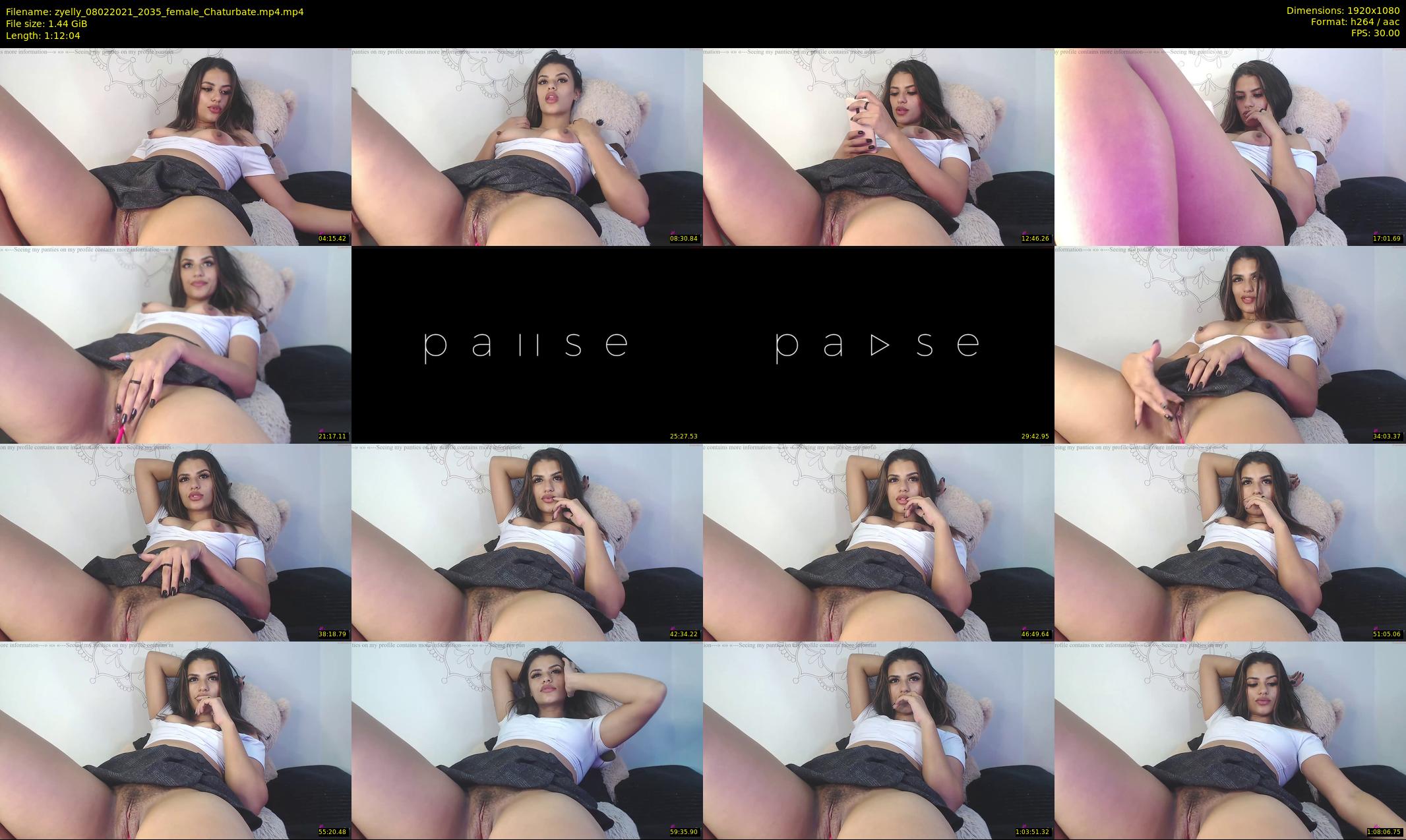 zyelly — 73 minute Chaturbate female cam show recording, 1080p, Feb 8, 2021