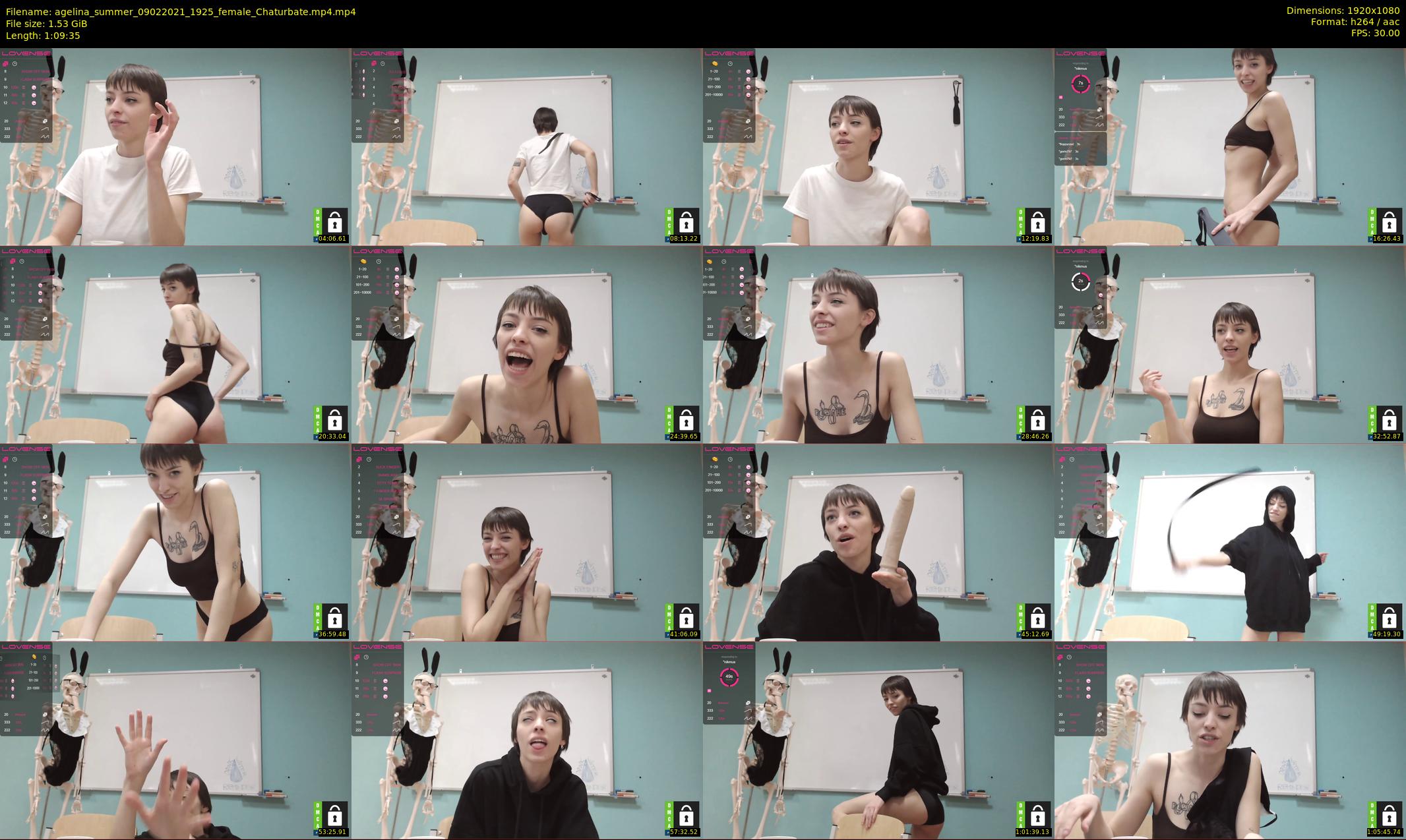 agelina_summer — 70 minute Chaturbate female cam show recording, 1080p, Feb 9, 2021
