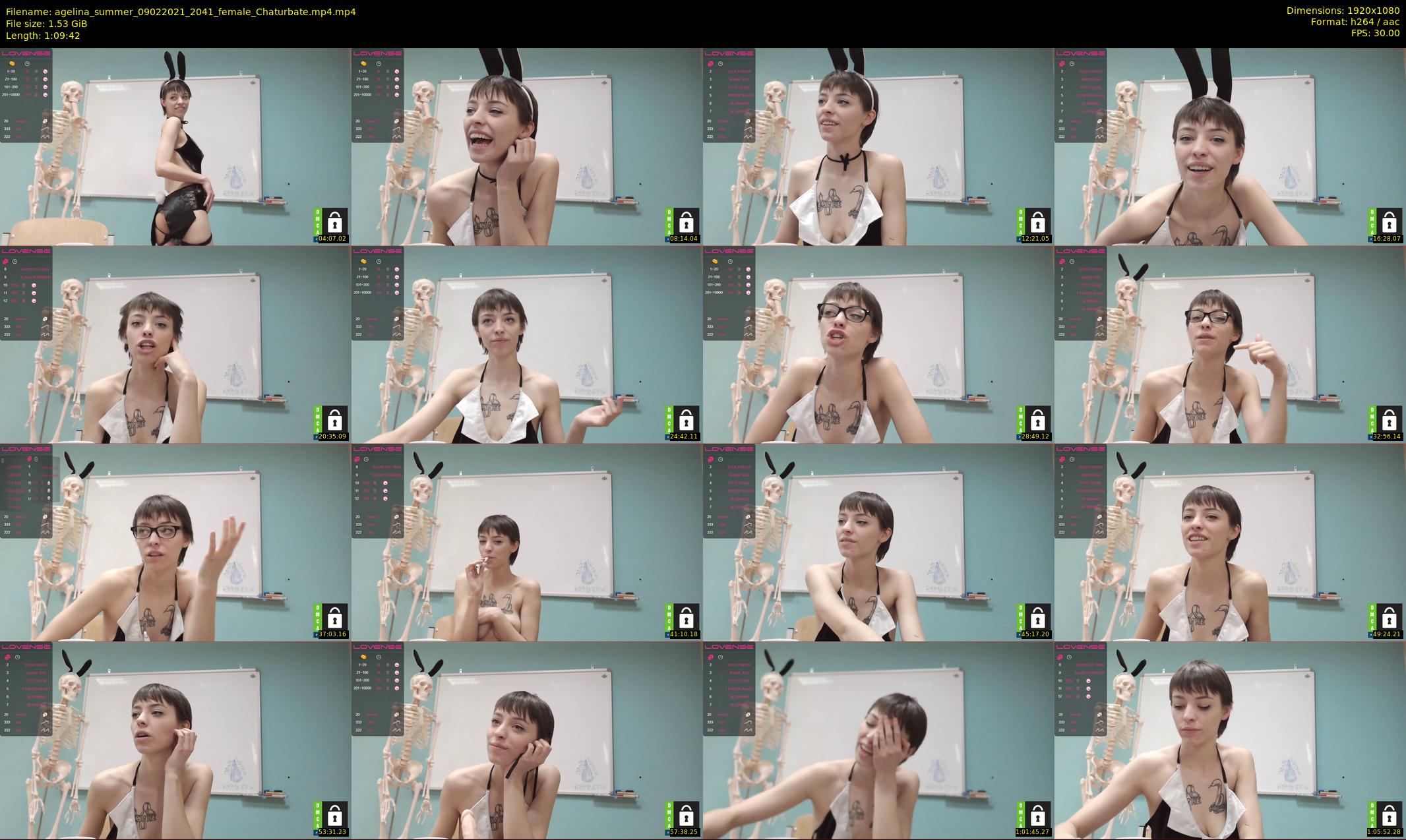 agelina_summer — 70 minute Chaturbate female cam show recording, 1080p, Feb 9, 2021