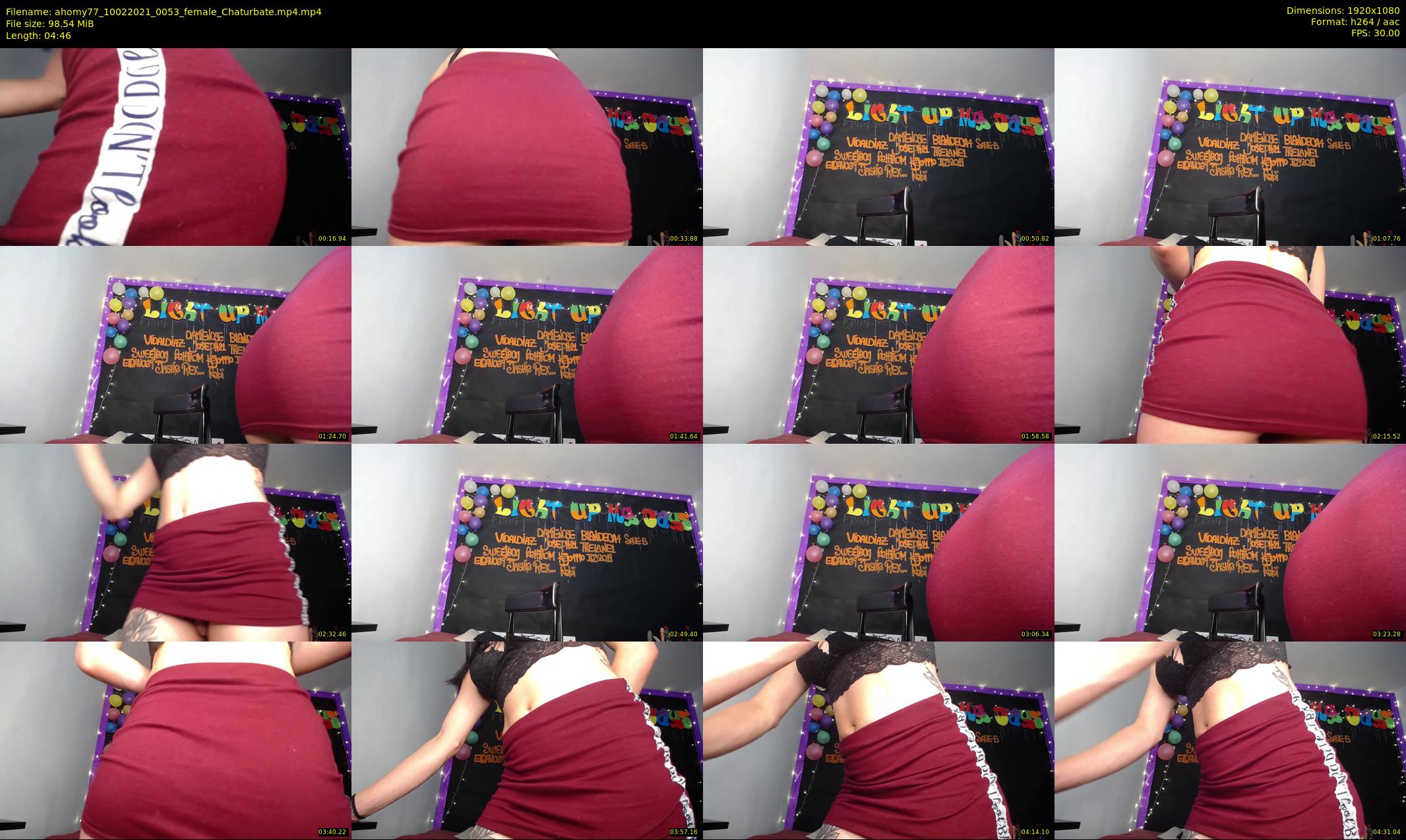ahomy77 — 5 minute Chaturbate female cam show recording, 1080p, Feb 10, 2021