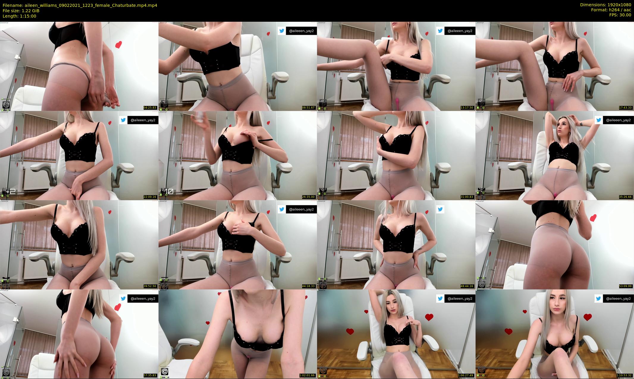 aileen_williams — 75 minute Chaturbate female cam show recording, 1080p, Feb 9, 2021