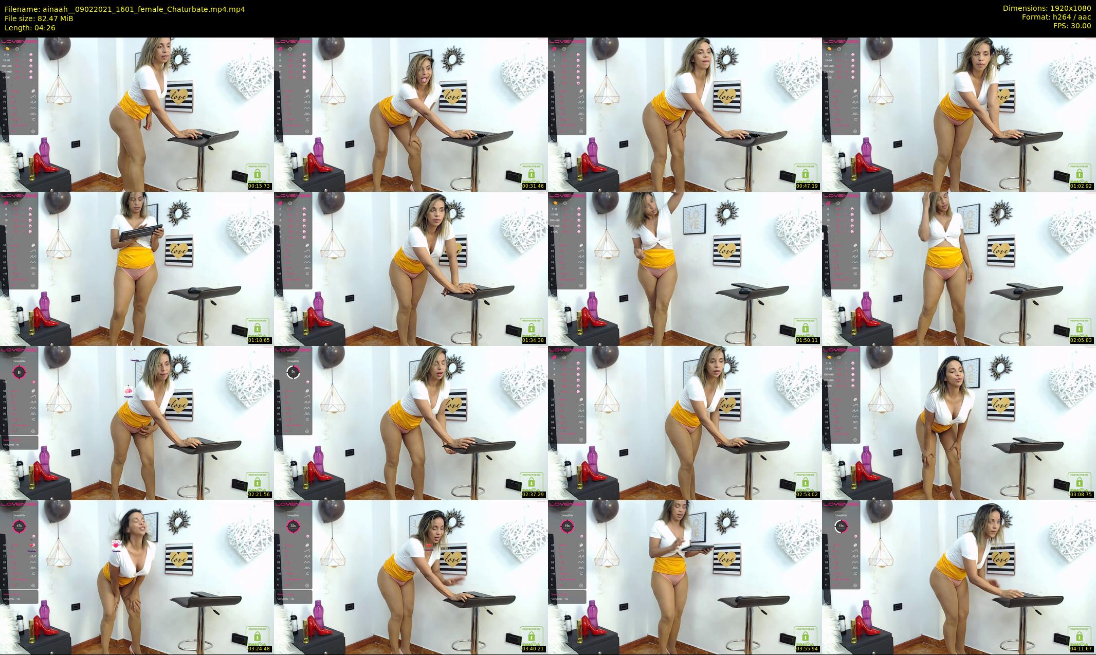 ainaah_ — 5 minute Chaturbate female cam show recording, 1080p, Feb 9, 2021