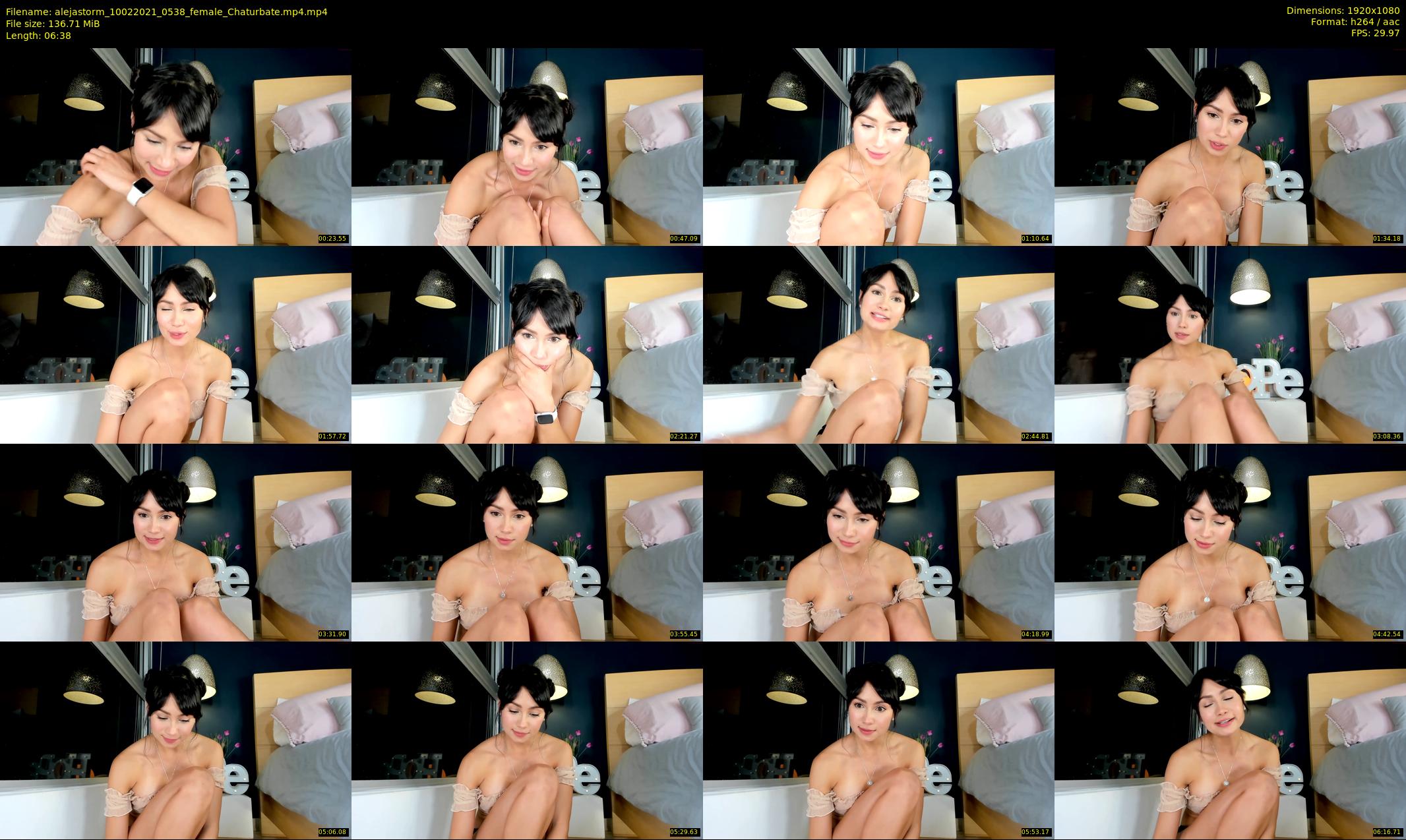 alejastorm — 7 minute Chaturbate female cam show recording, 1080p, Feb 10, 2021