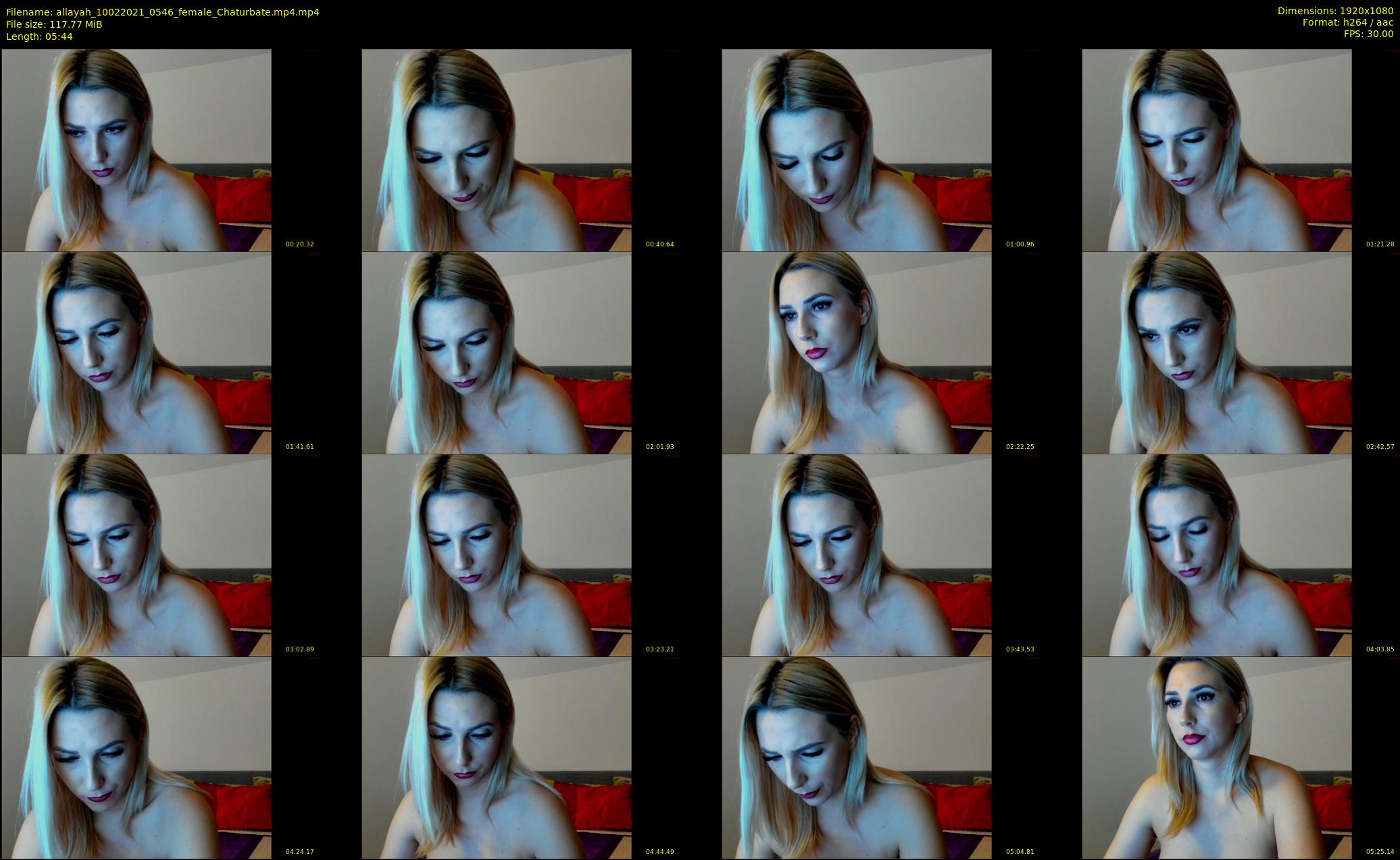 allayah — 6 minute Chaturbate female cam show recording, 1080p, Feb 10, 2021