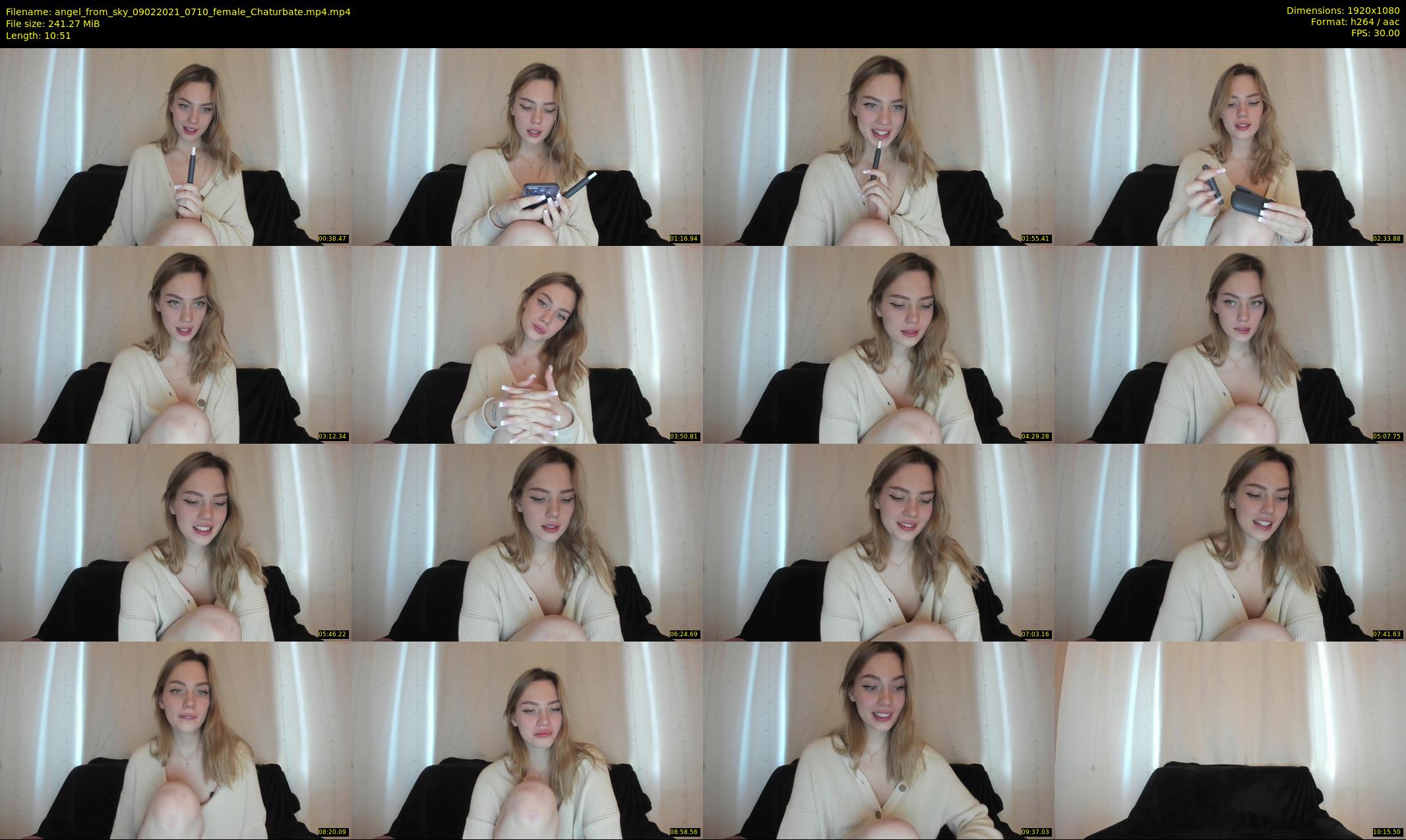 angel_from_sky — 11 minute Chaturbate female cam show recording, 1080p, Feb 9, 2021