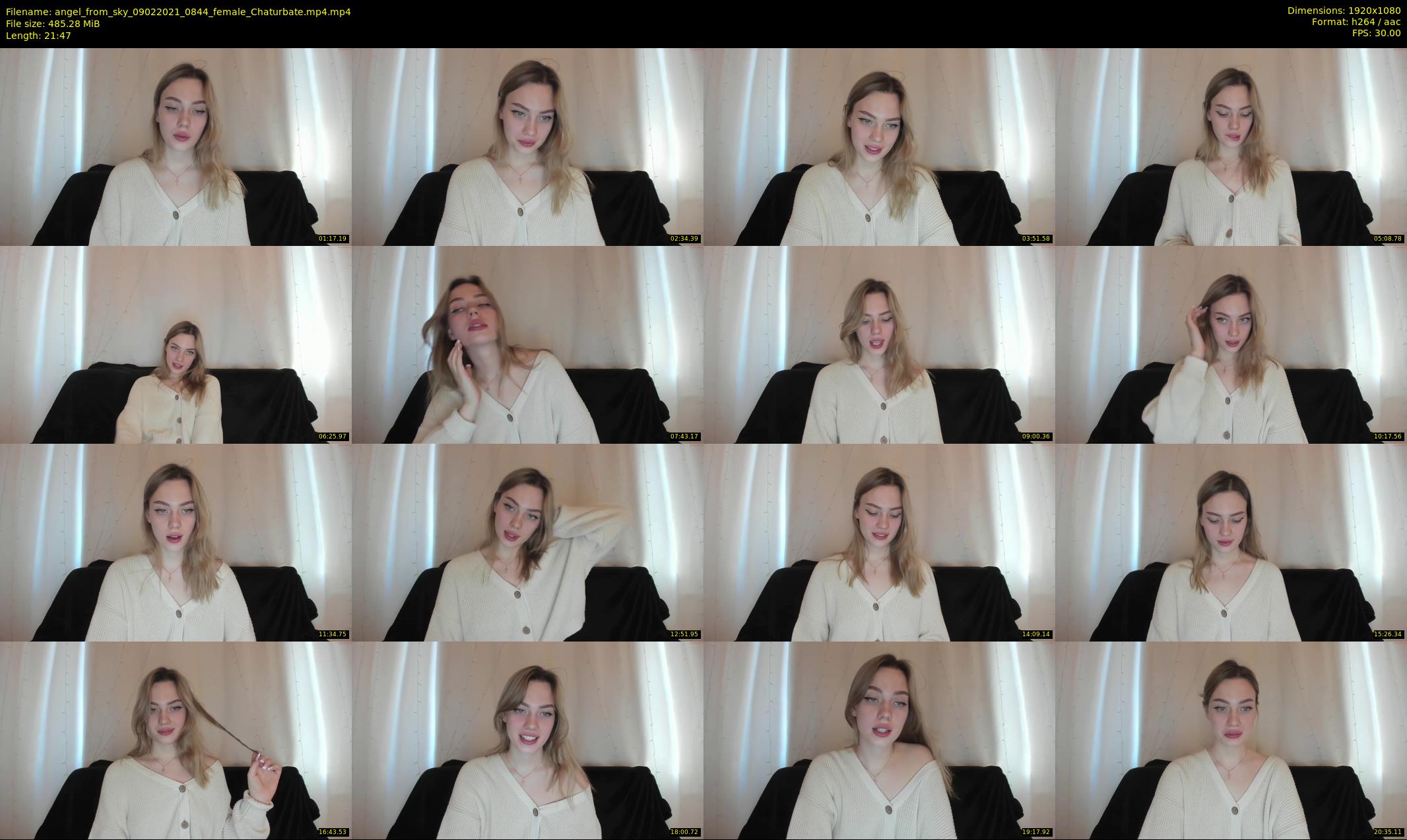 angel_from_sky — 22 minute Chaturbate female cam show recording, 1080p, Feb 9, 2021