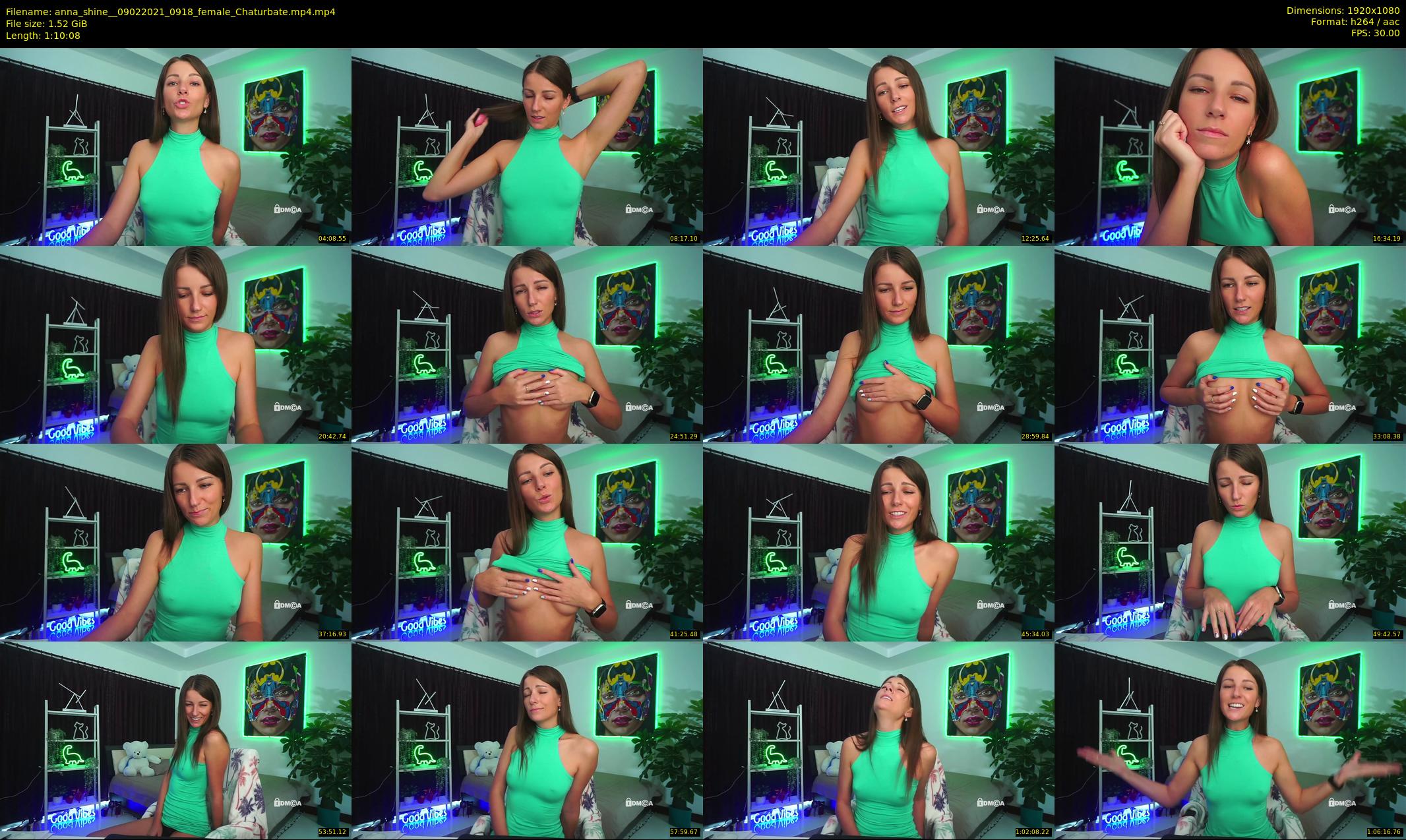 anna_shine_ — 71 minute Chaturbate female cam show recording, 1080p, Feb 9, 2021
