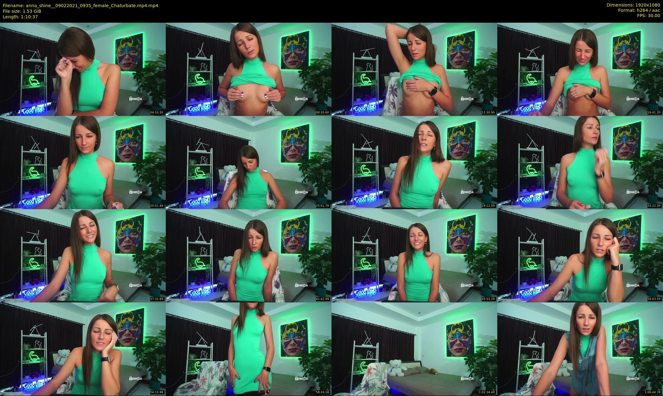 anna_shine_ — 71 minute Chaturbate female cam show recording, 1080p, Feb 9, 2021