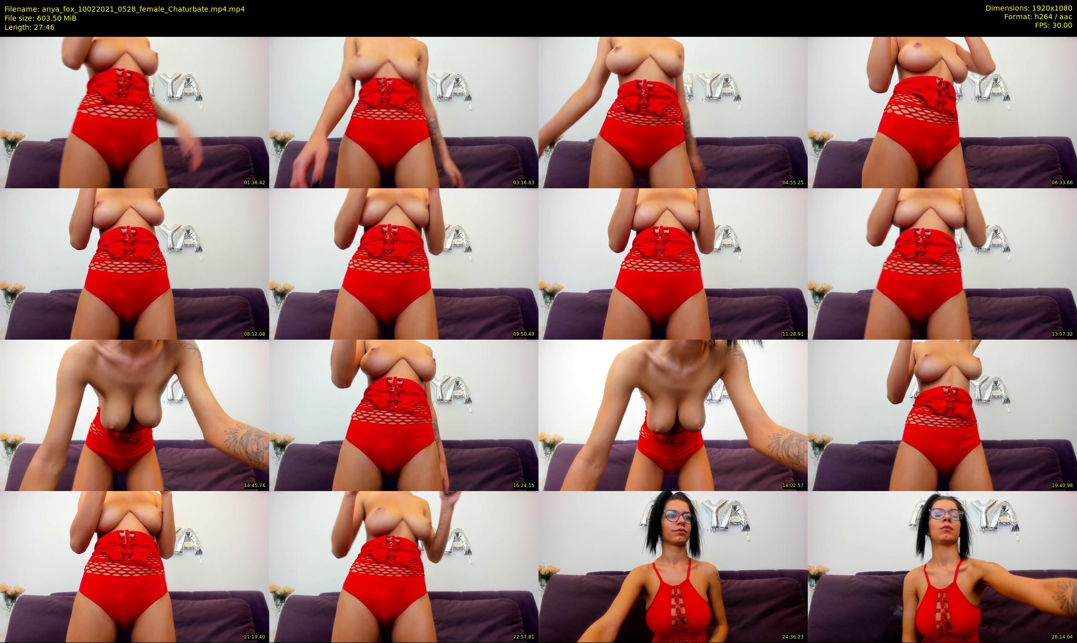 anya_fox — 28 minute Chaturbate female cam show recording, 1080p, Feb 10, 2021