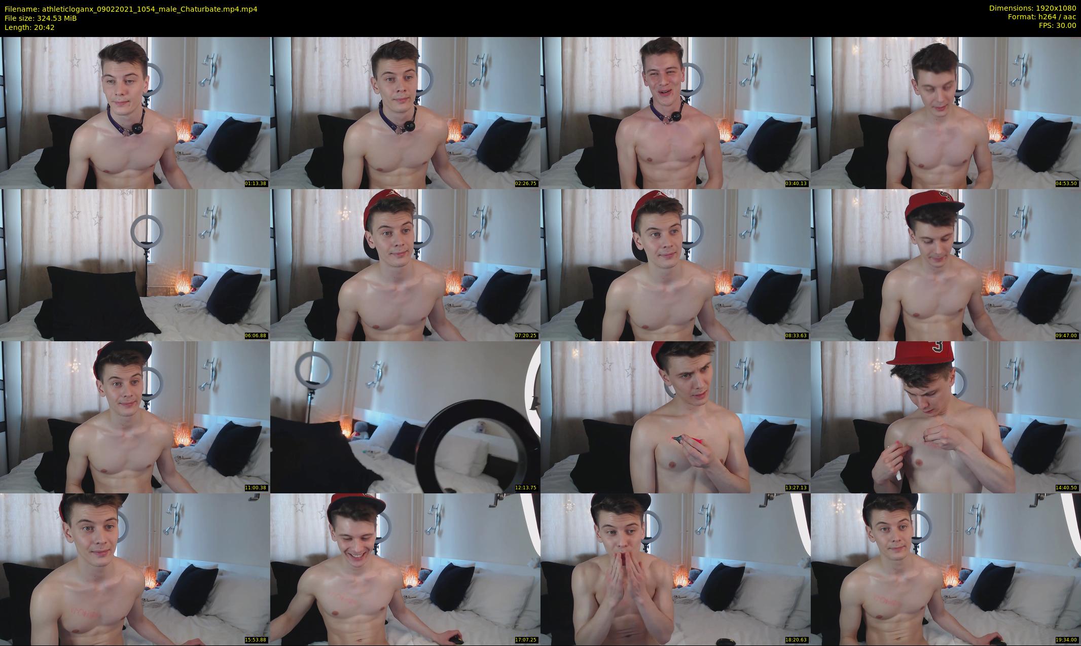 athleticloganx — 21 minute Chaturbate male cam show recording, 1080p, Feb 9, 2021
