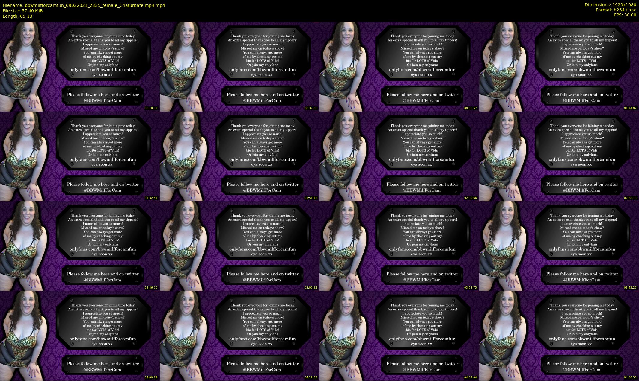 bbwmilfforcamfun — 6 minute Chaturbate female cam show recording, 1080p, Feb 9, 2021