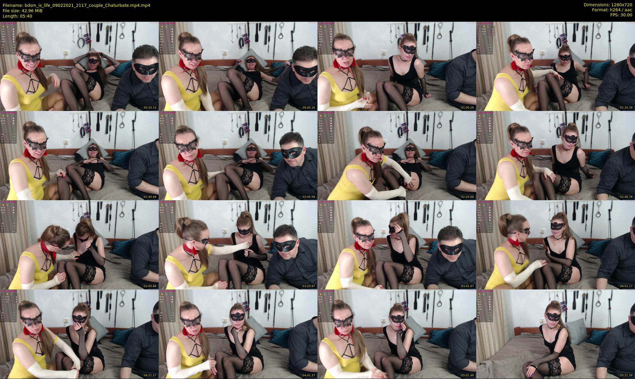 bdsm_is_life — 6 minute Chaturbate couple cam show recording, 720p, Feb 9, 2021
