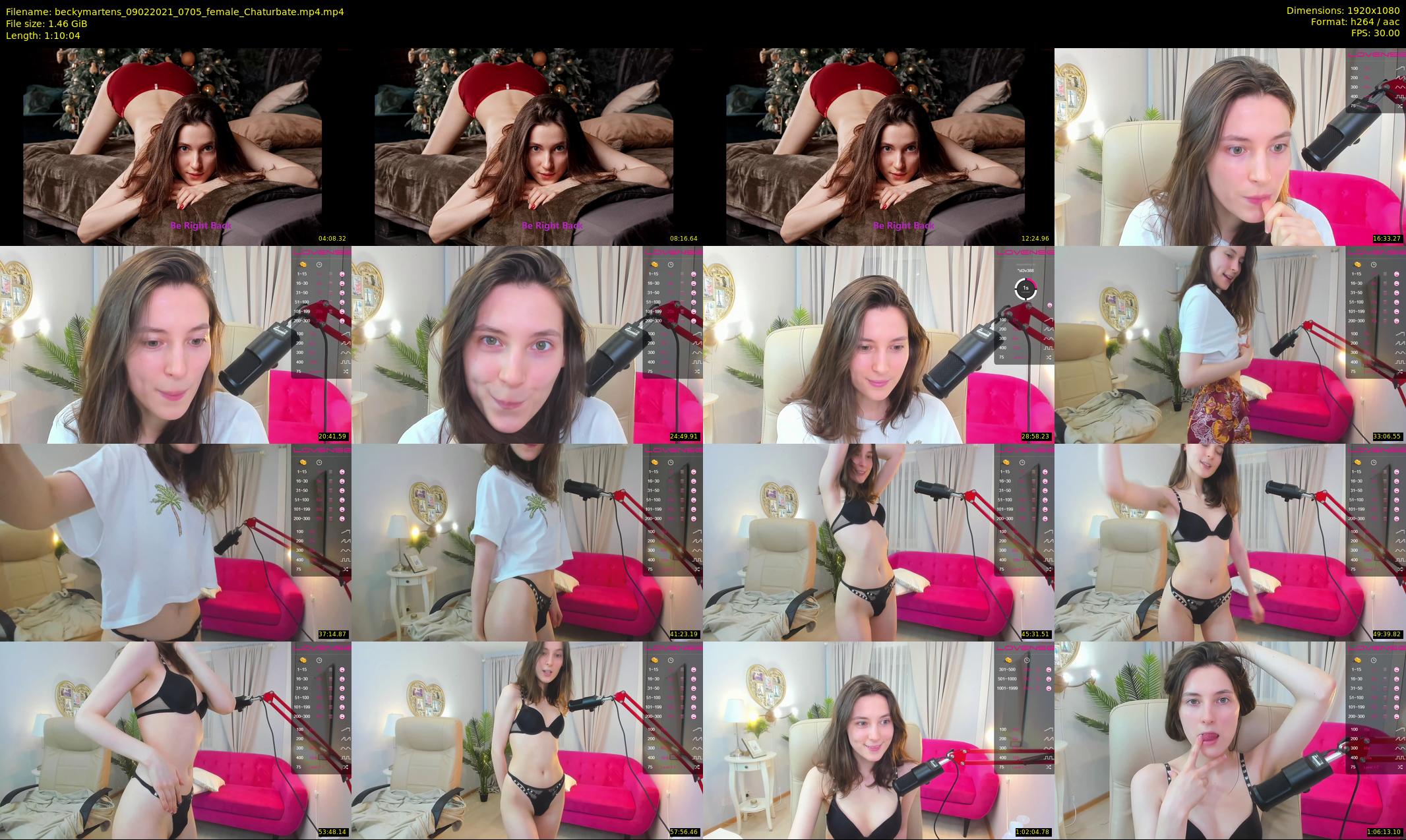 beckymartens — 71 minute Chaturbate female cam show recording, 1080p, Feb 9, 2021