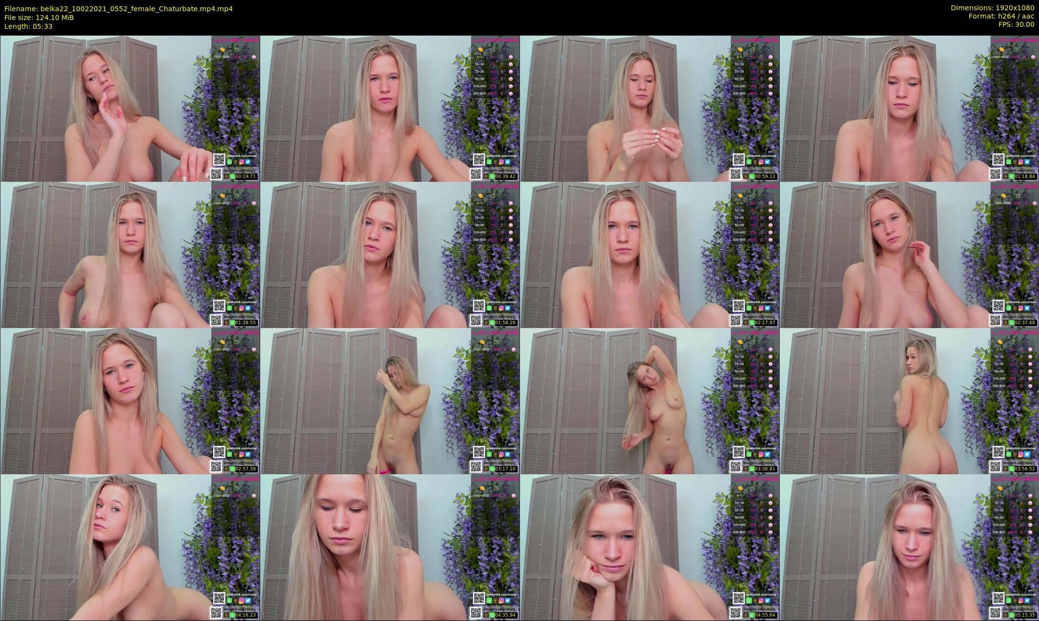 belka22 — 6 minute Chaturbate female cam show recording, 1080p, Feb 10, 2021