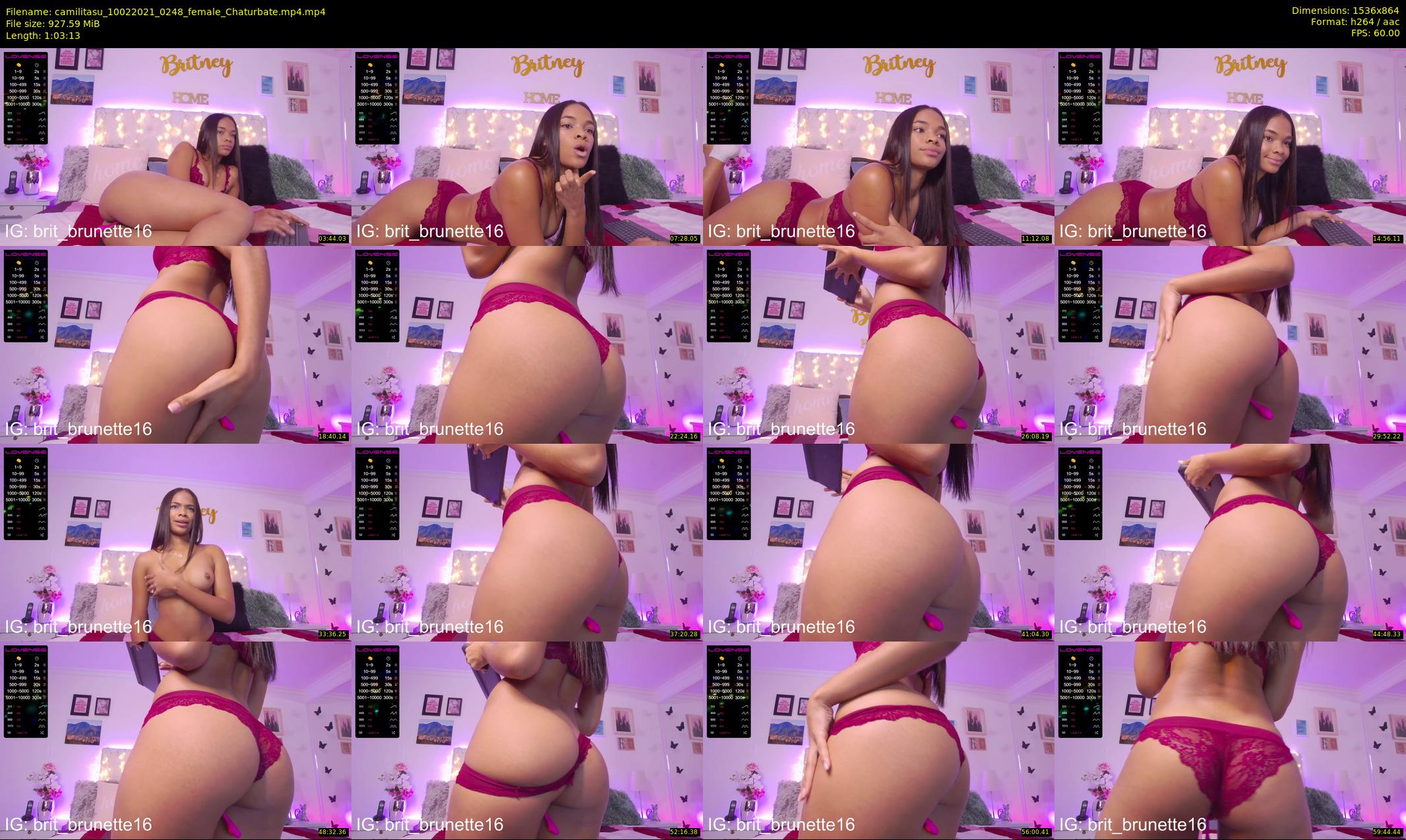 camilitasu — 64 minute Chaturbate female cam show recording, 720p, Feb 10, 2021