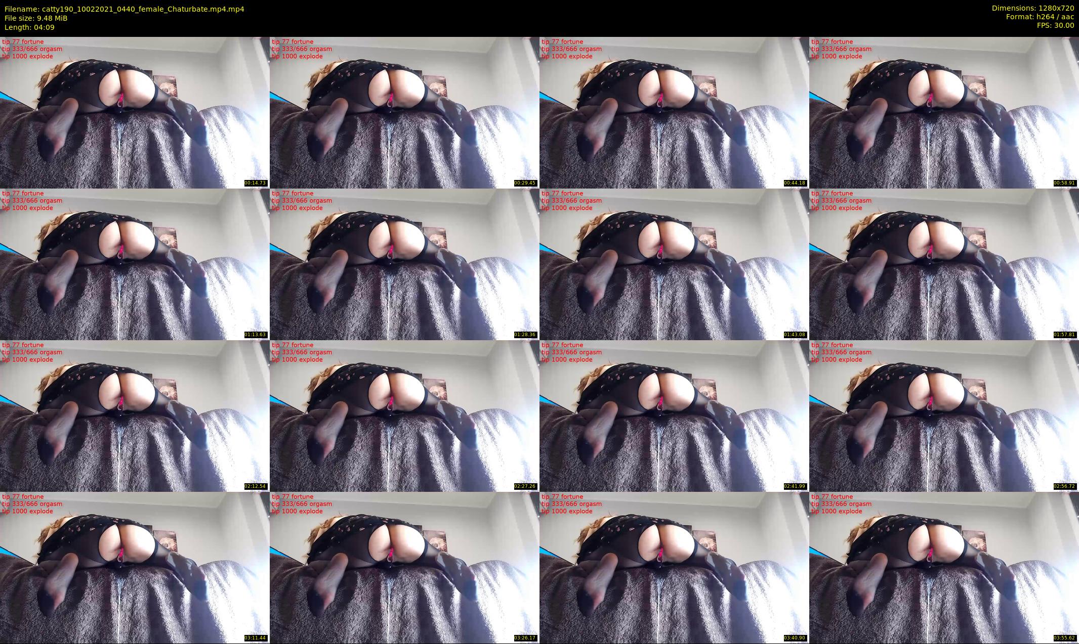 catty190 — 5 minute Chaturbate female cam show recording, 720p, Feb 10, 2021