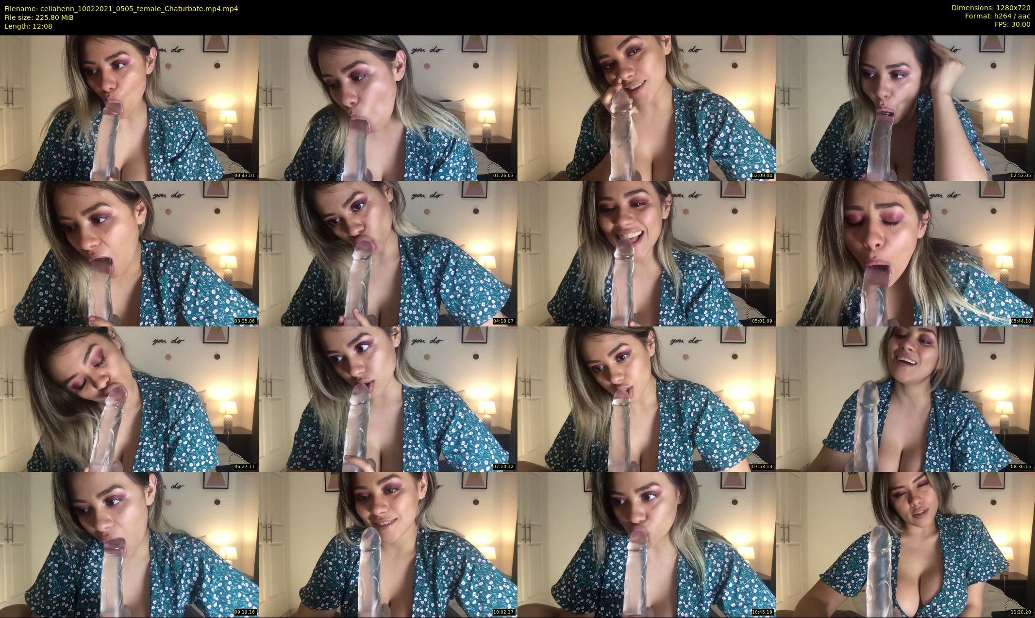 celiahenn — 13 minute Chaturbate female cam show recording, 720p, Feb 10, 2021