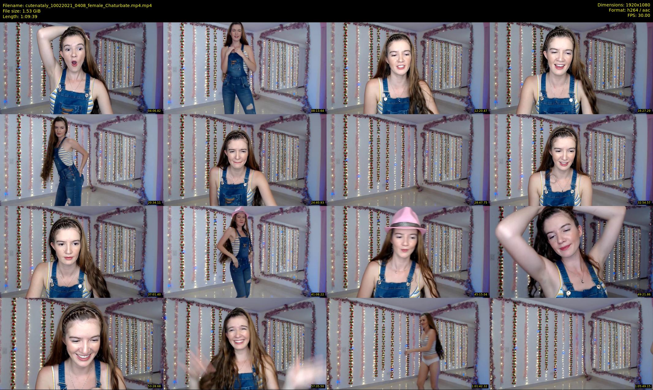 cutenataly — 70 minute Chaturbate female cam show recording, 1080p, Feb 10, 2021