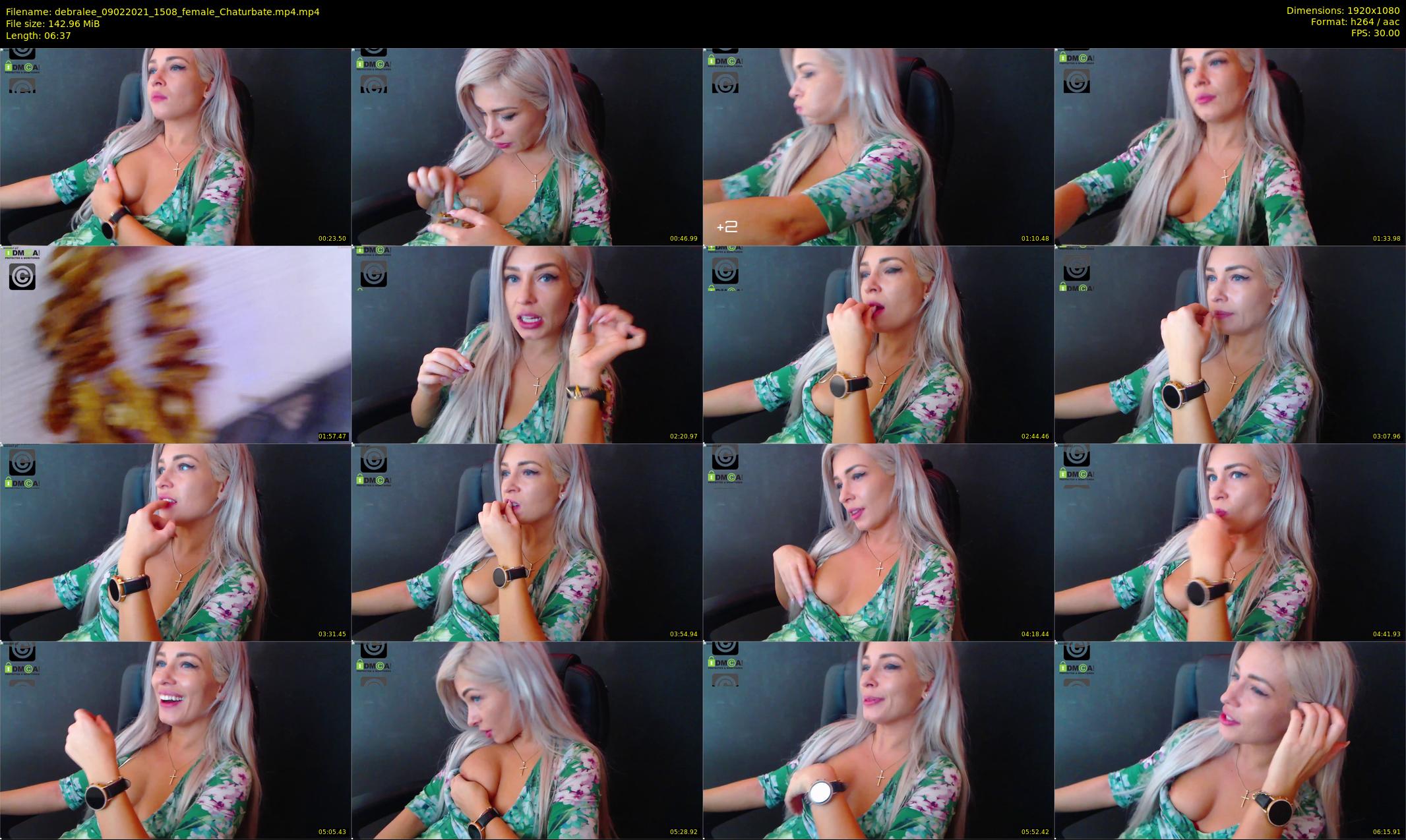 debralee — 7 minute Chaturbate female cam show recording, 1080p, Feb 9, 2021