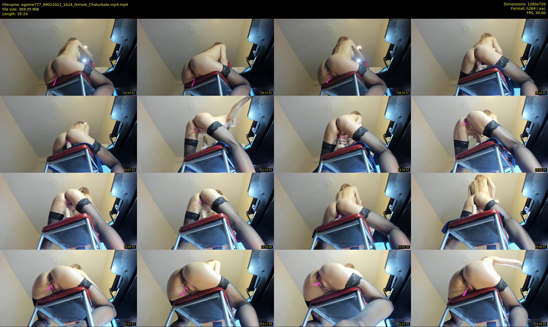 egome777 — 36 minute Chaturbate female cam show recording, 720p, Feb 9, 2021
