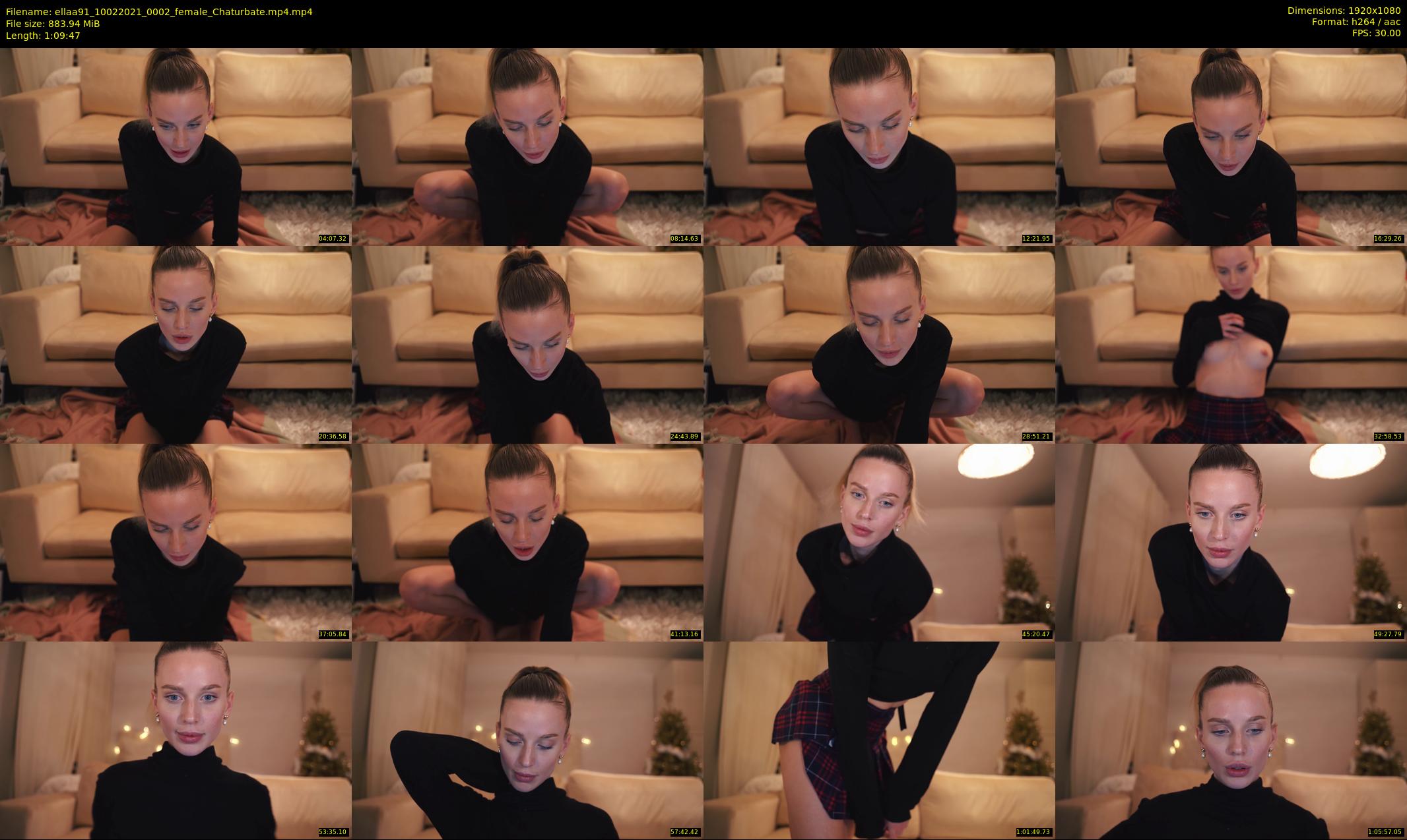 ellaa91 — 70 minute Chaturbate female cam show recording, 1080p, Feb 10, 2021