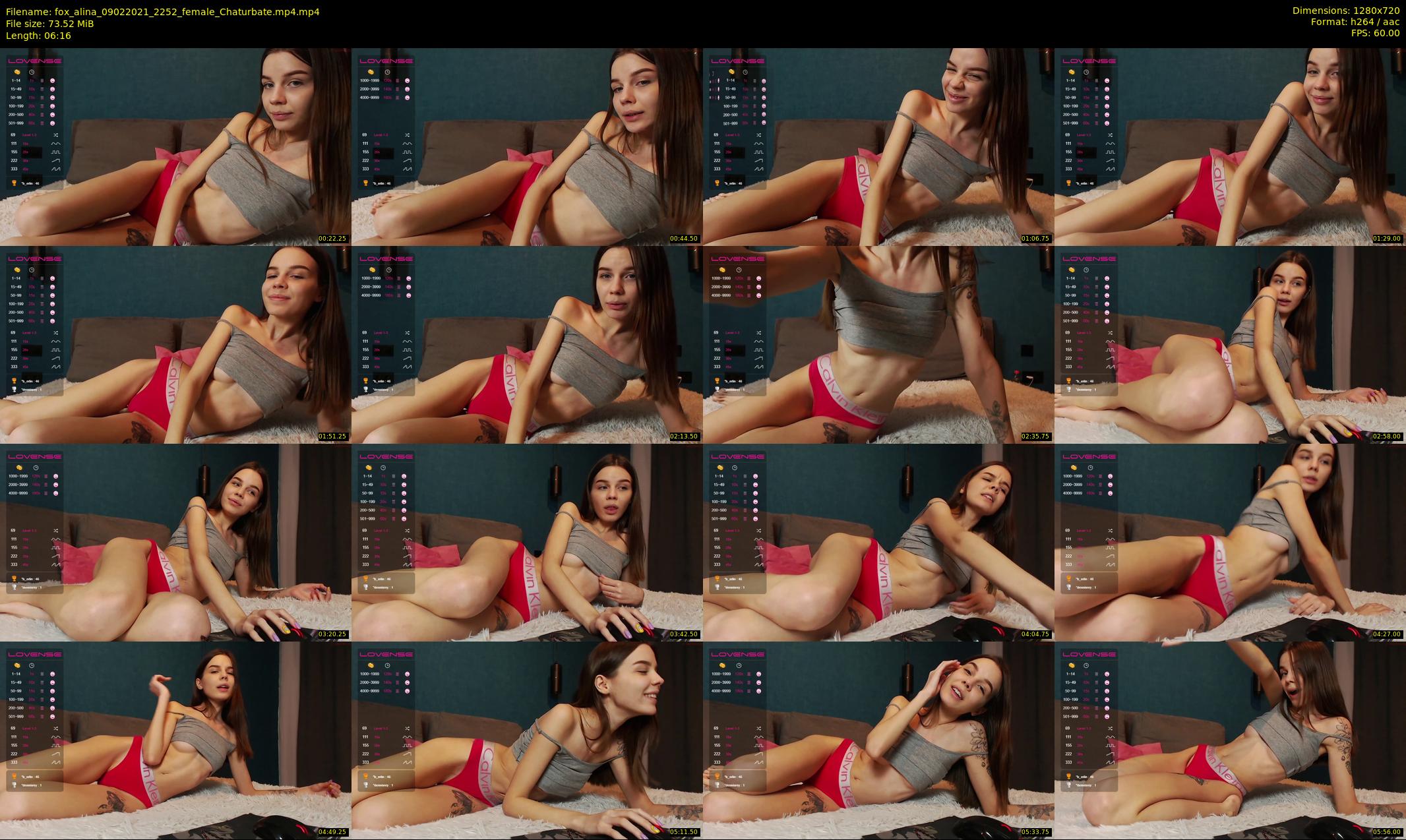 fox_alina — 7 minute Chaturbate female cam show recording, 720p, Feb 9, 2021