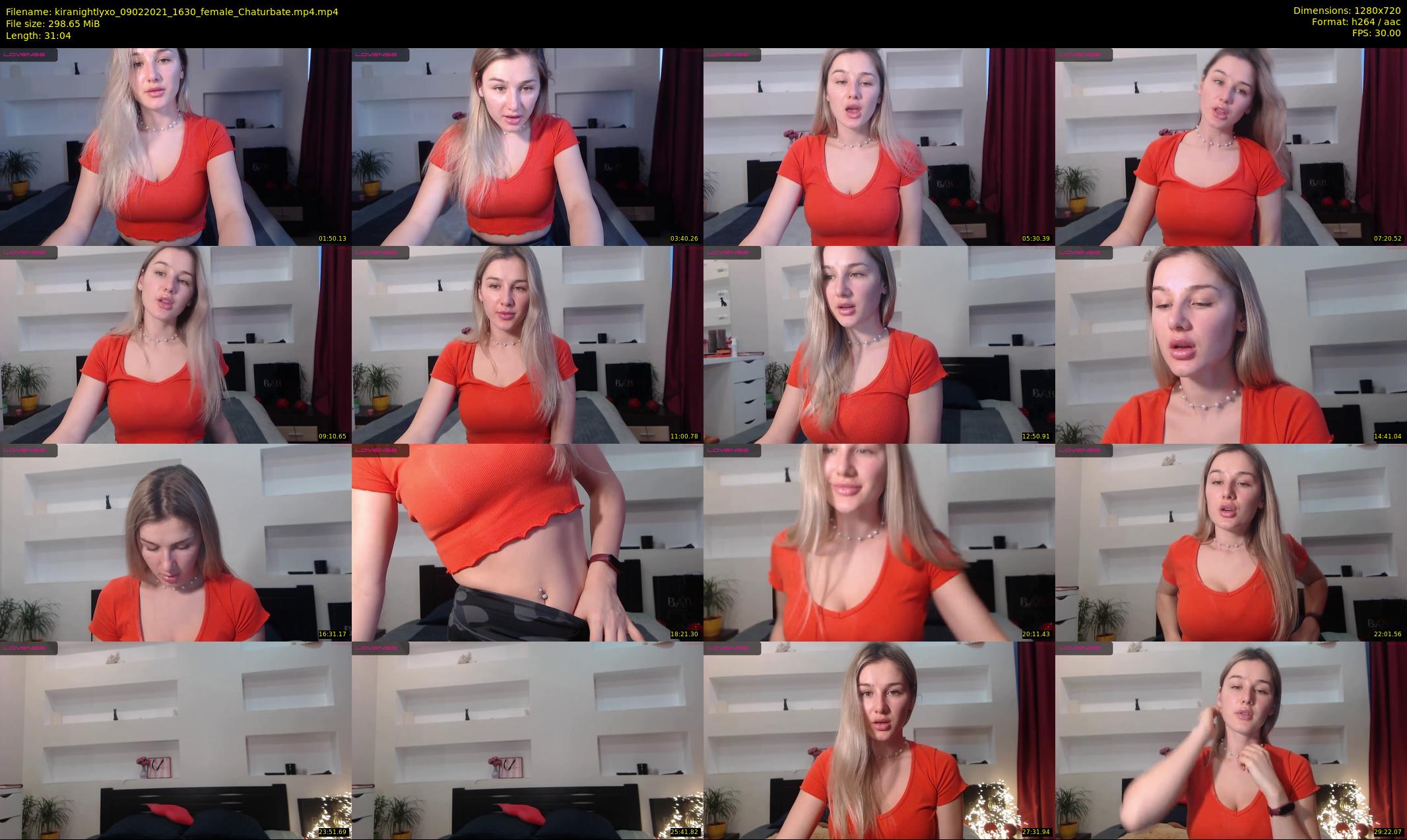 kiranightlyxo — 32 minute Chaturbate female cam show recording, 720p, Feb 9, 2021