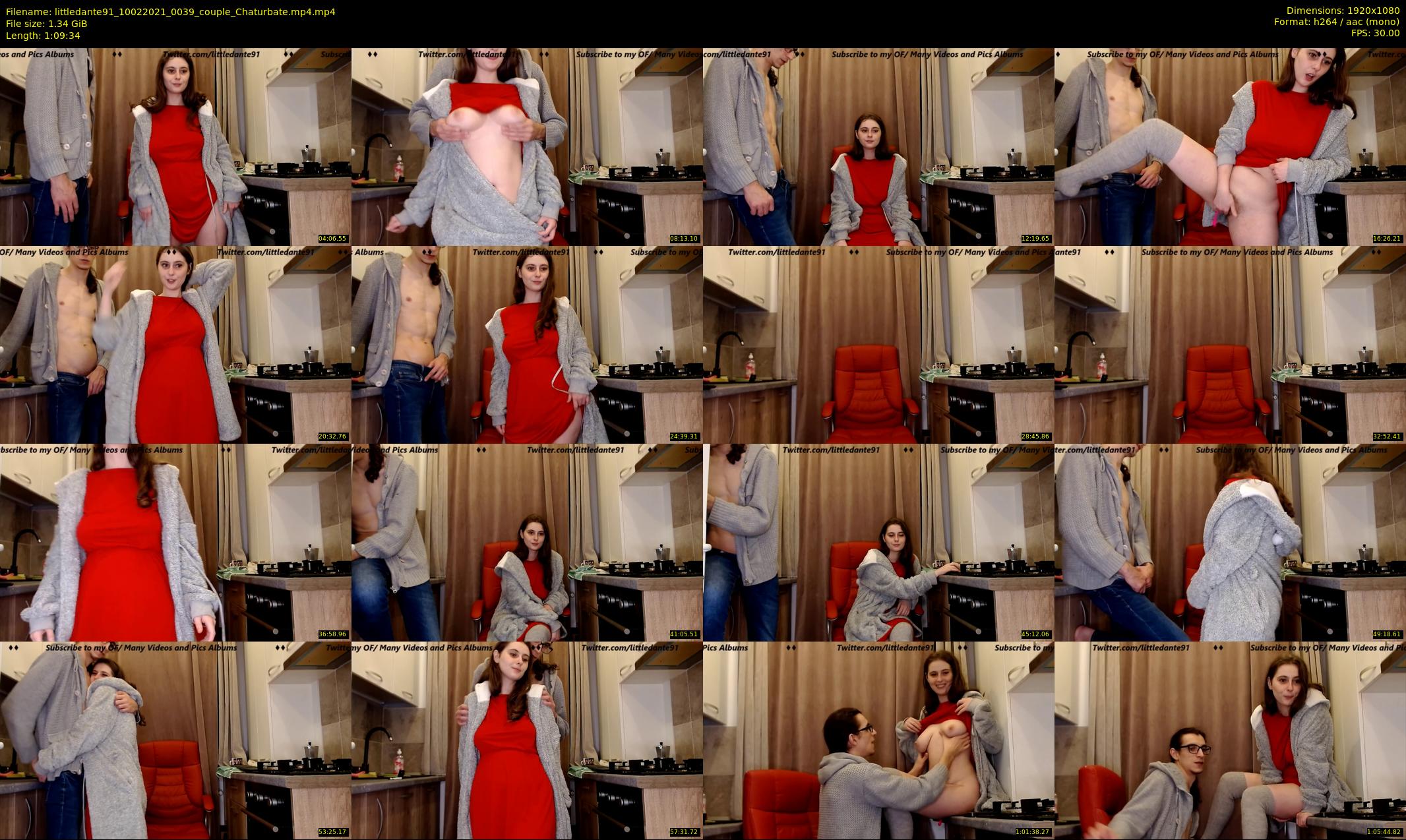 littledante91 — 70 minute Chaturbate couple cam show recording, 1080p, Feb 10, 2021