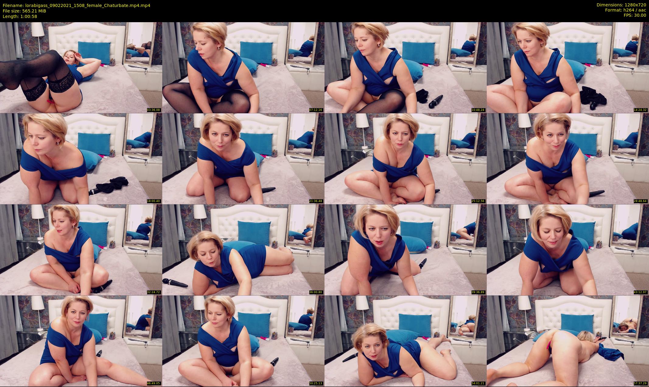 lorabigass — 61 minute Chaturbate female cam show recording, 720p, Feb 9, 2021
