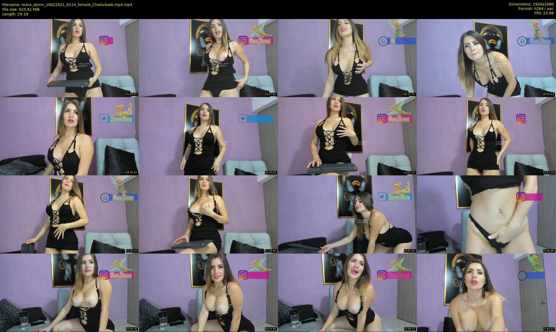 mara_storm — 30 minute Chaturbate female cam show recording, 1080p, Feb 10, 2021