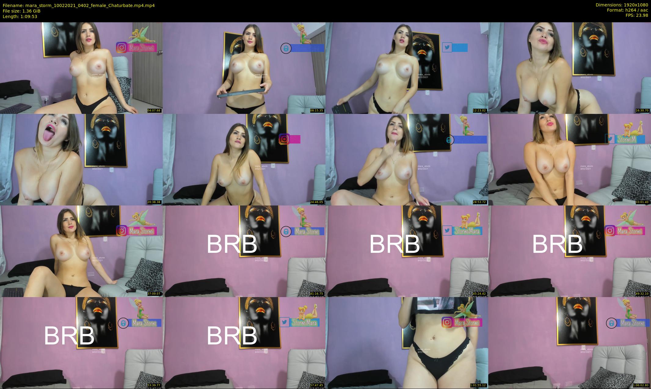 mara_storm — 70 minute Chaturbate female cam show recording, 1080p, Feb 10, 2021