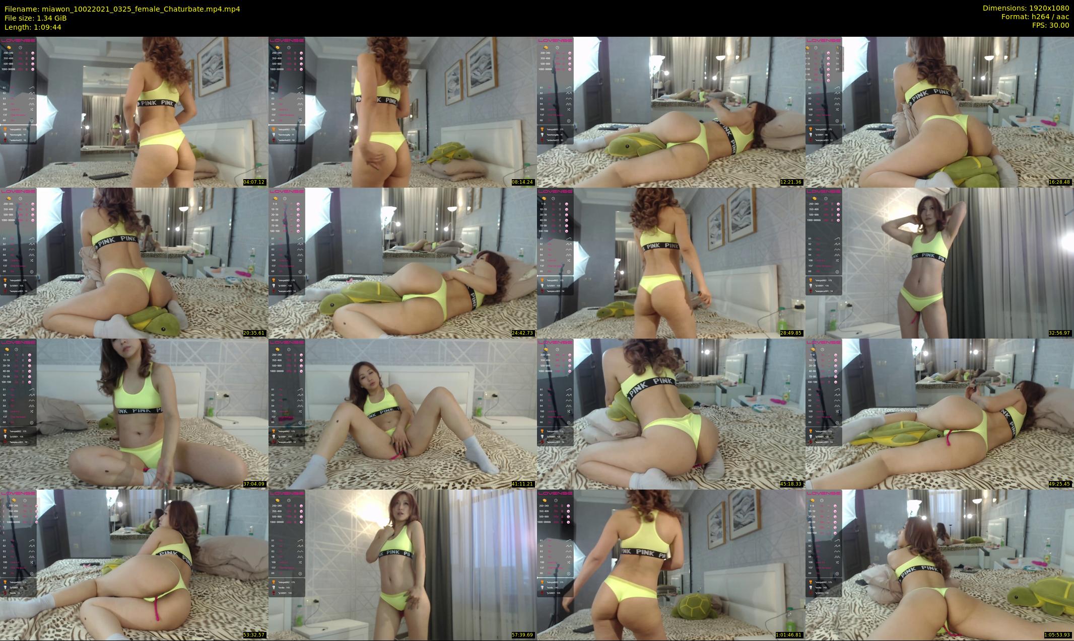 miawon — 70 minute Chaturbate female cam show recording, 1080p, Feb 10, 2021