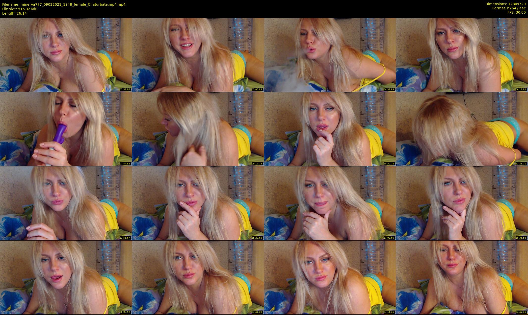 minerva777 — 27 minute Chaturbate female cam show recording, 720p, Feb 9, 2021