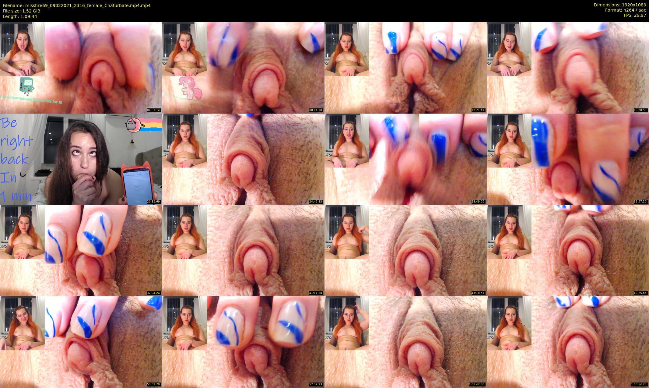 missfire69 — 70 minute Chaturbate female cam show recording, 1080p, Feb 9, 2021