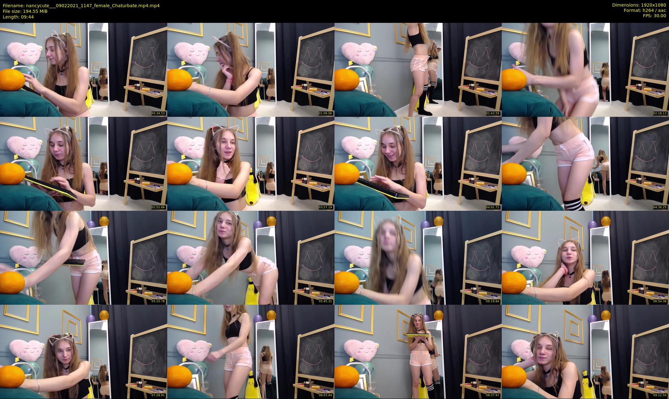 nancycute__ — 10 minute Chaturbate female cam show recording, 1080p, Feb 9, 2021