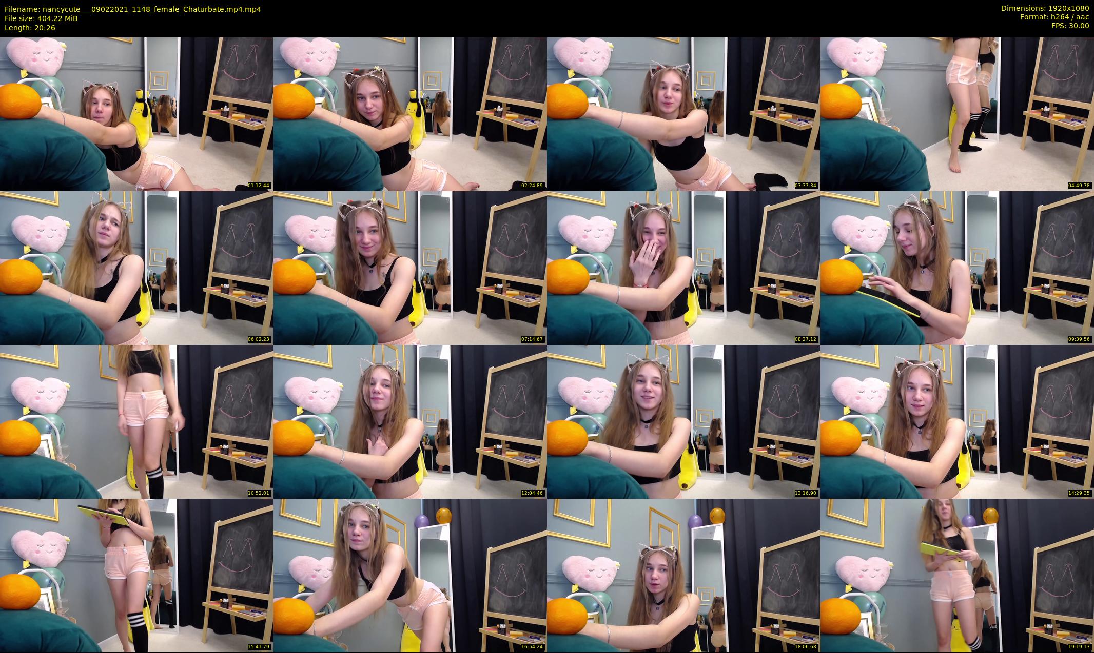 nancycute__ — 21 minute Chaturbate female cam show recording, 1080p, Feb 9, 2021