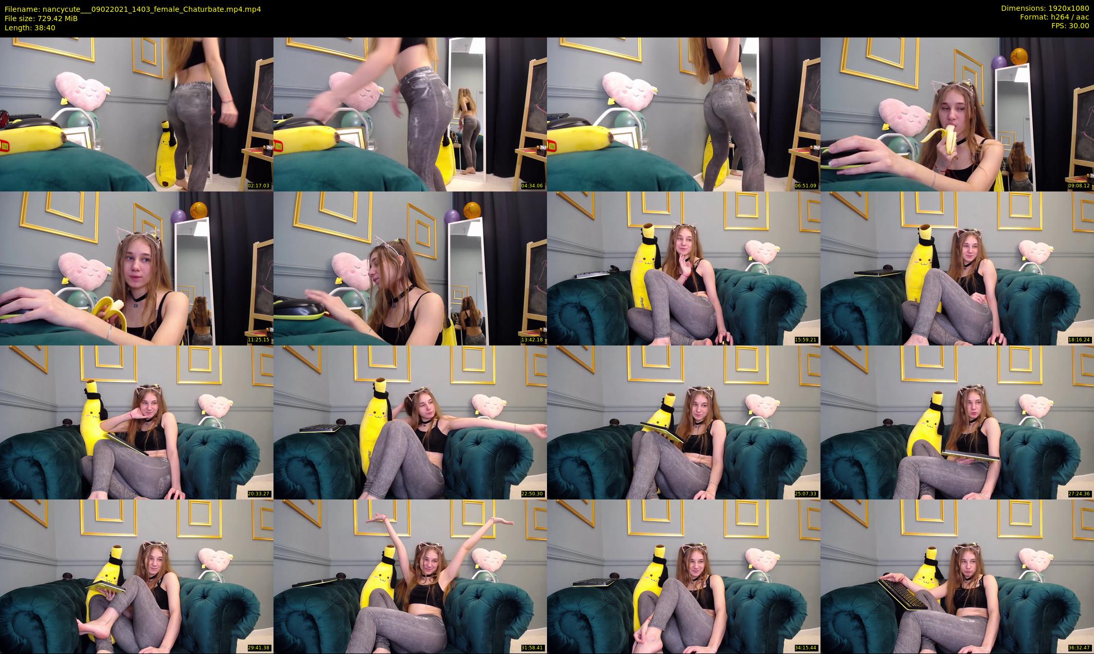 nancycute__ — 39 minute Chaturbate female cam show recording, 1080p, Feb 9, 2021