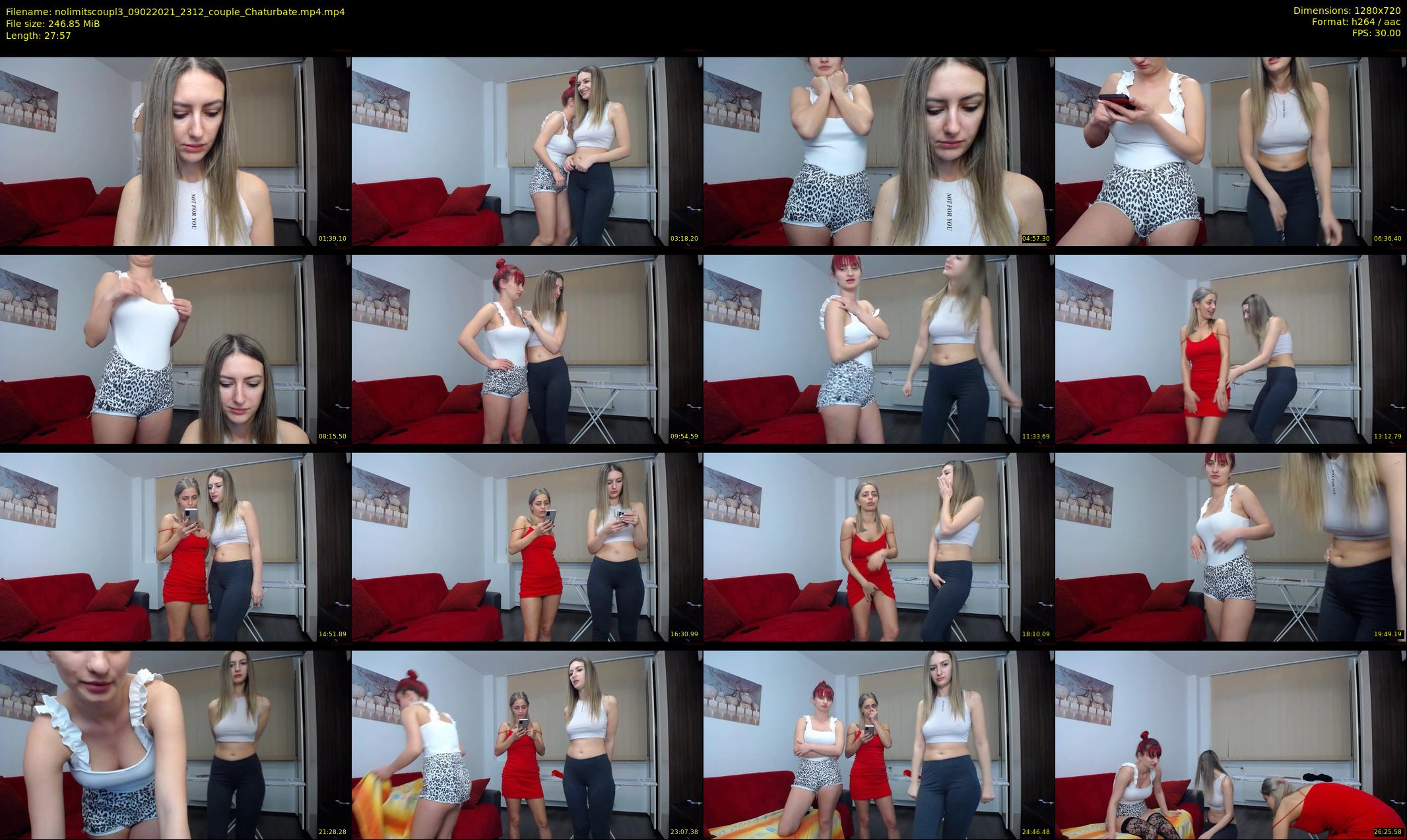 nolimitscoupl3 — 28 minute Chaturbate couple cam show recording, 720p, Feb 9, 2021