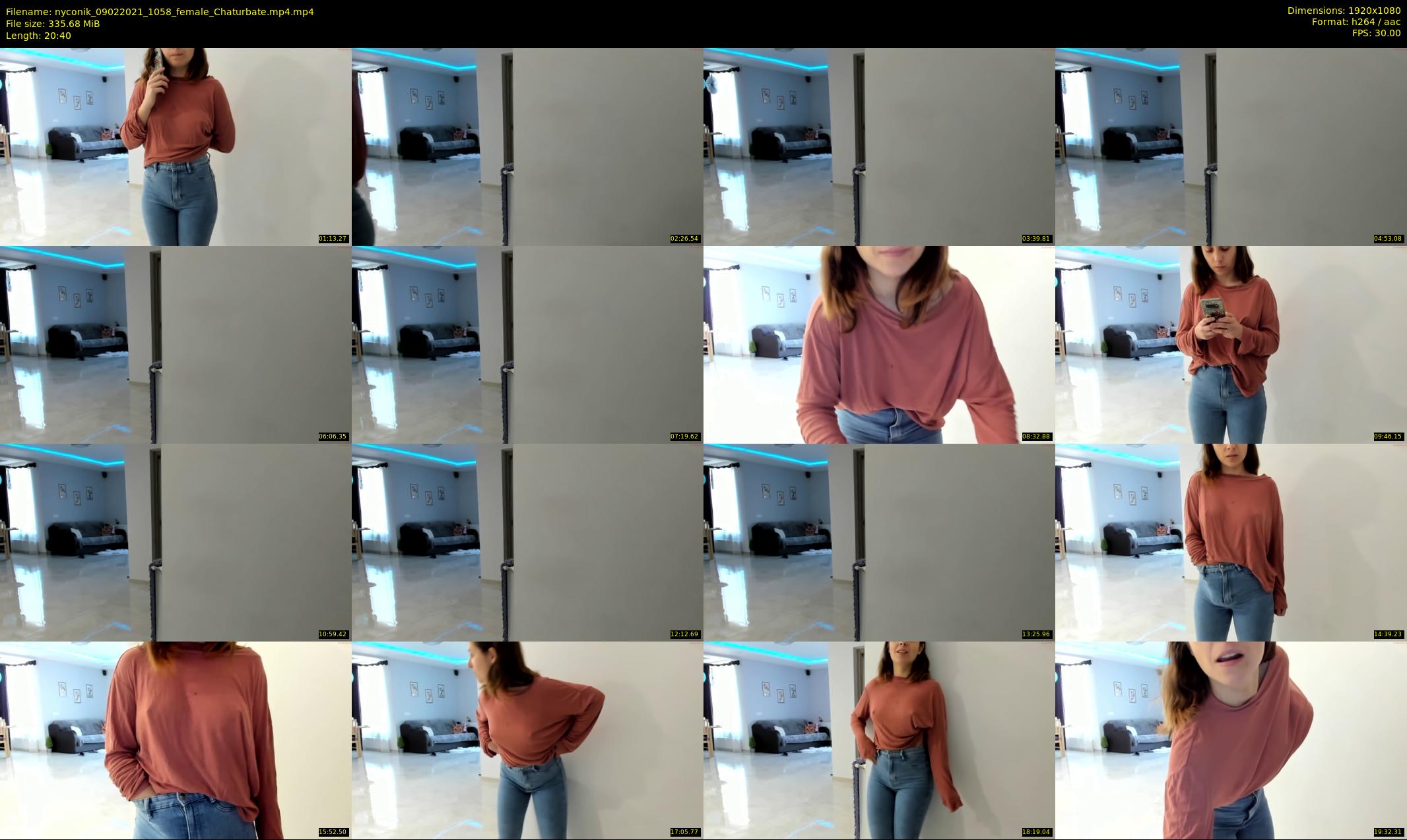 nyconik — 21 minute Chaturbate female cam show recording, 1080p, Feb 9, 2021