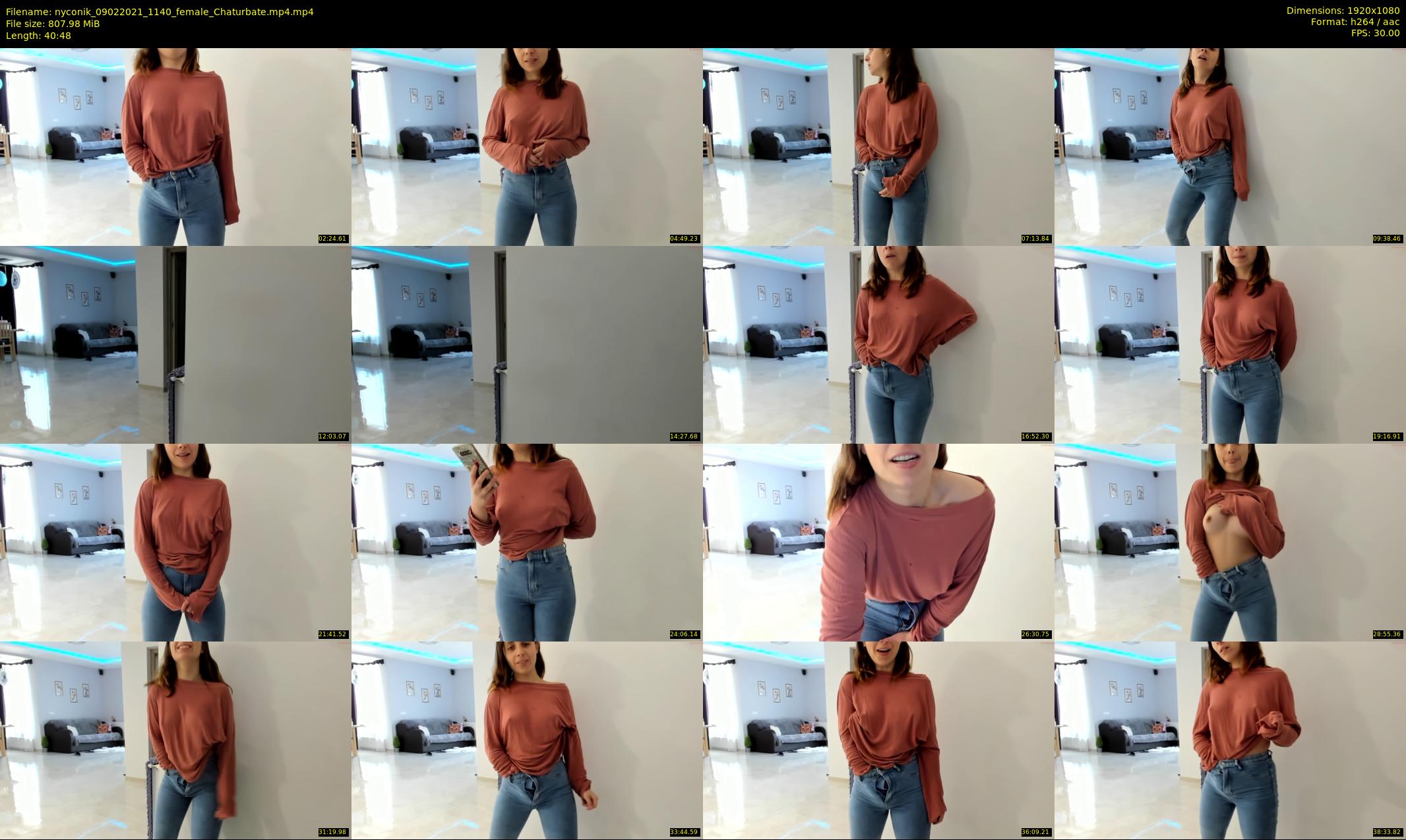 nyconik — 41 minute Chaturbate female cam show recording, 1080p, Feb 9, 2021
