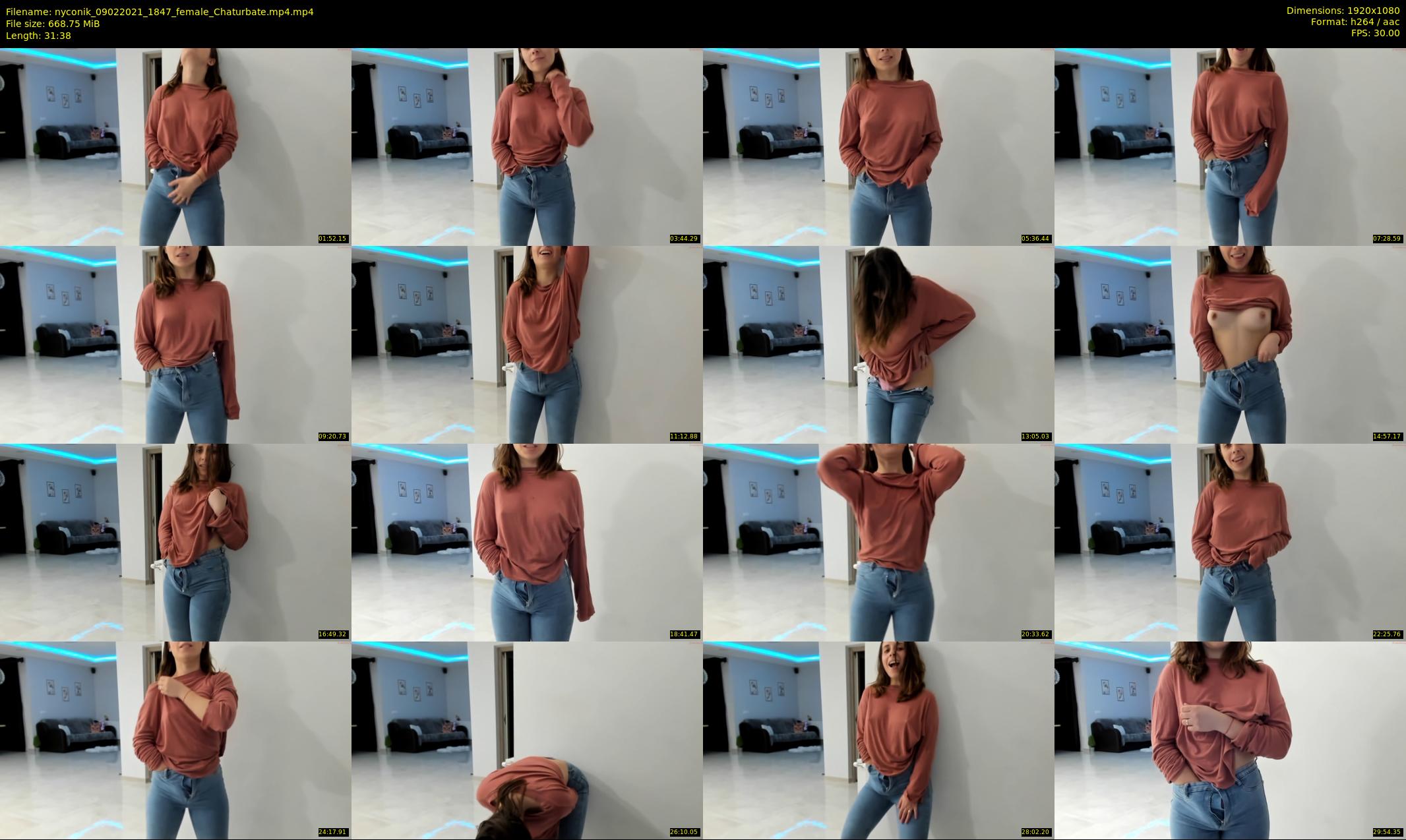 nyconik — 32 minute Chaturbate female cam show recording, 1080p, Feb 9, 2021