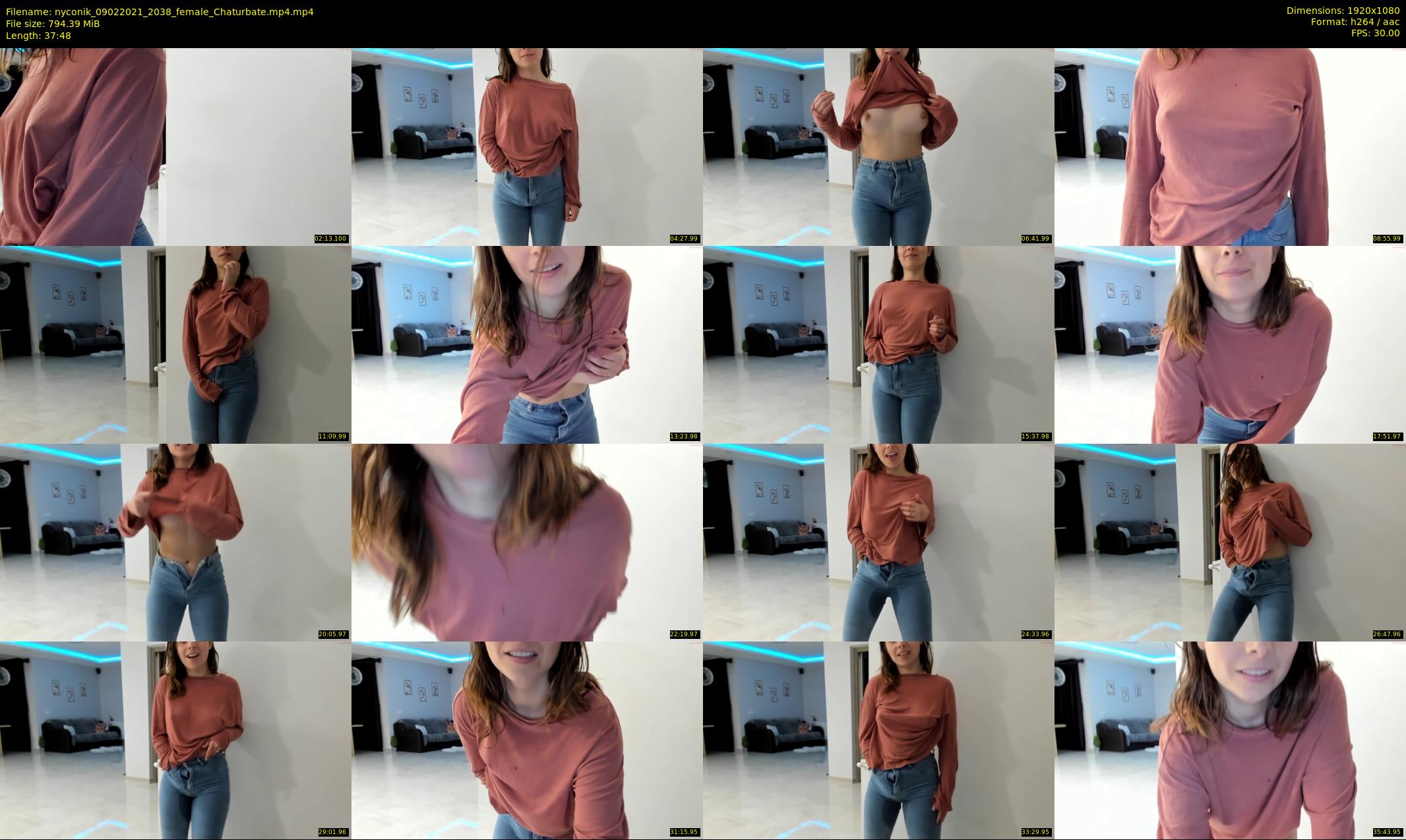 nyconik — 38 minute Chaturbate female cam show recording, 1080p, Feb 9, 2021