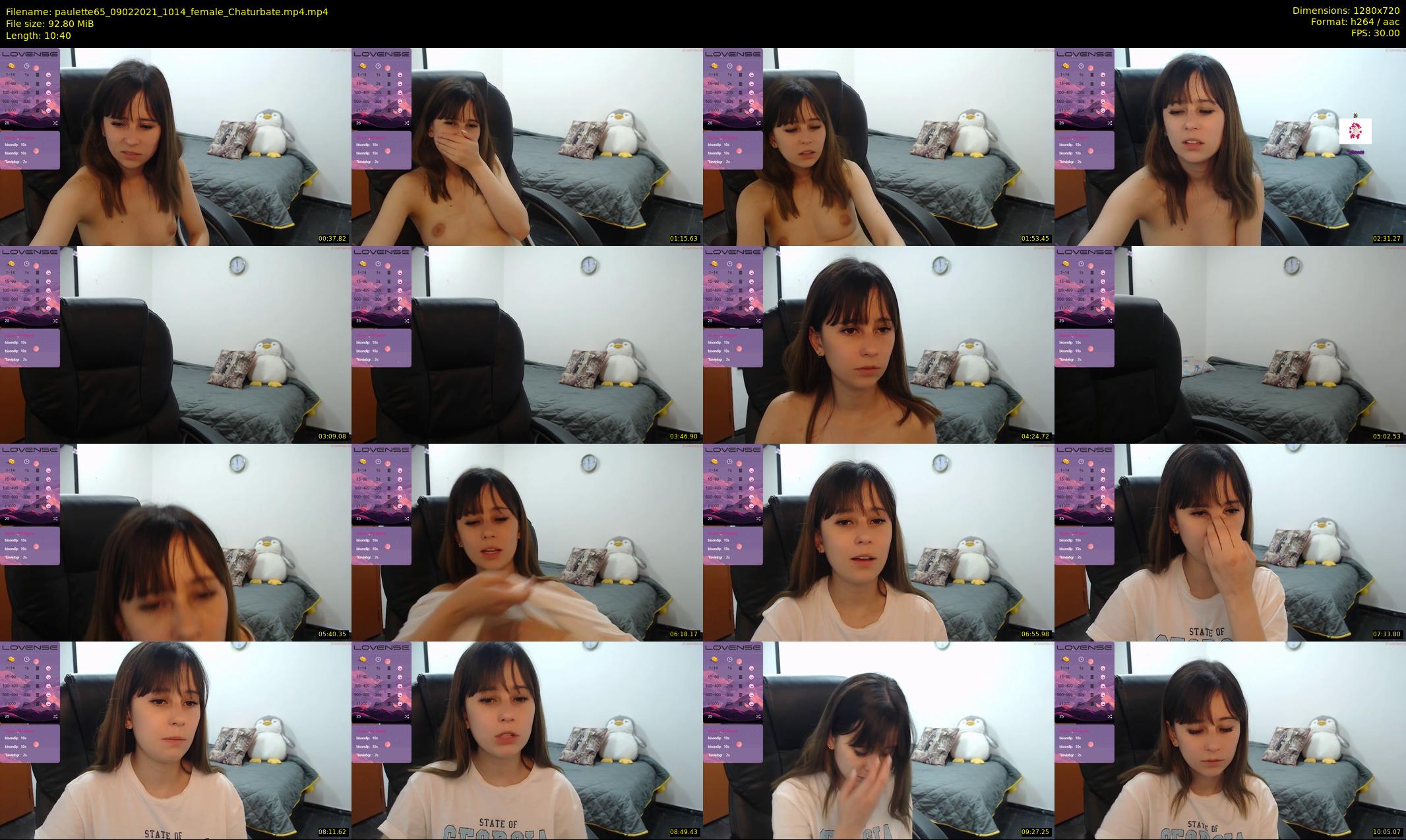 paulette65 — 11 minute Chaturbate female cam show recording, 720p, Feb 9, 2021