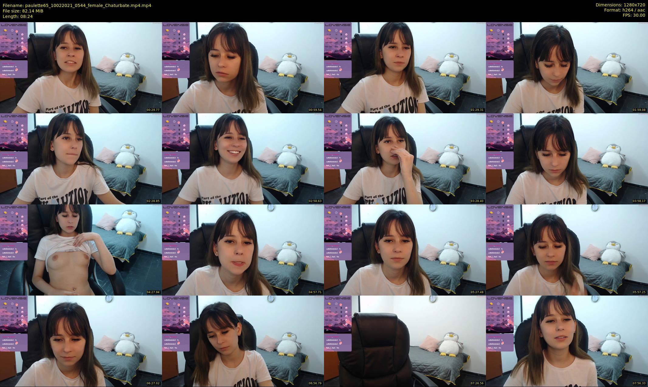 paulette65 — 9 minute Chaturbate female cam show recording, 720p, Feb 10, 2021
