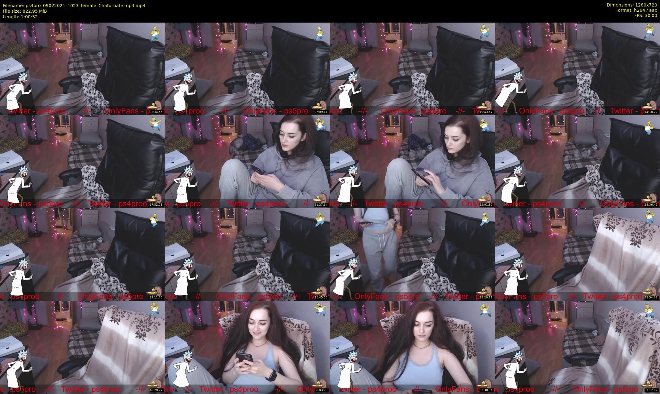 ps4pro — 61 minute Chaturbate female cam show recording, 720p, Feb 9, 2021