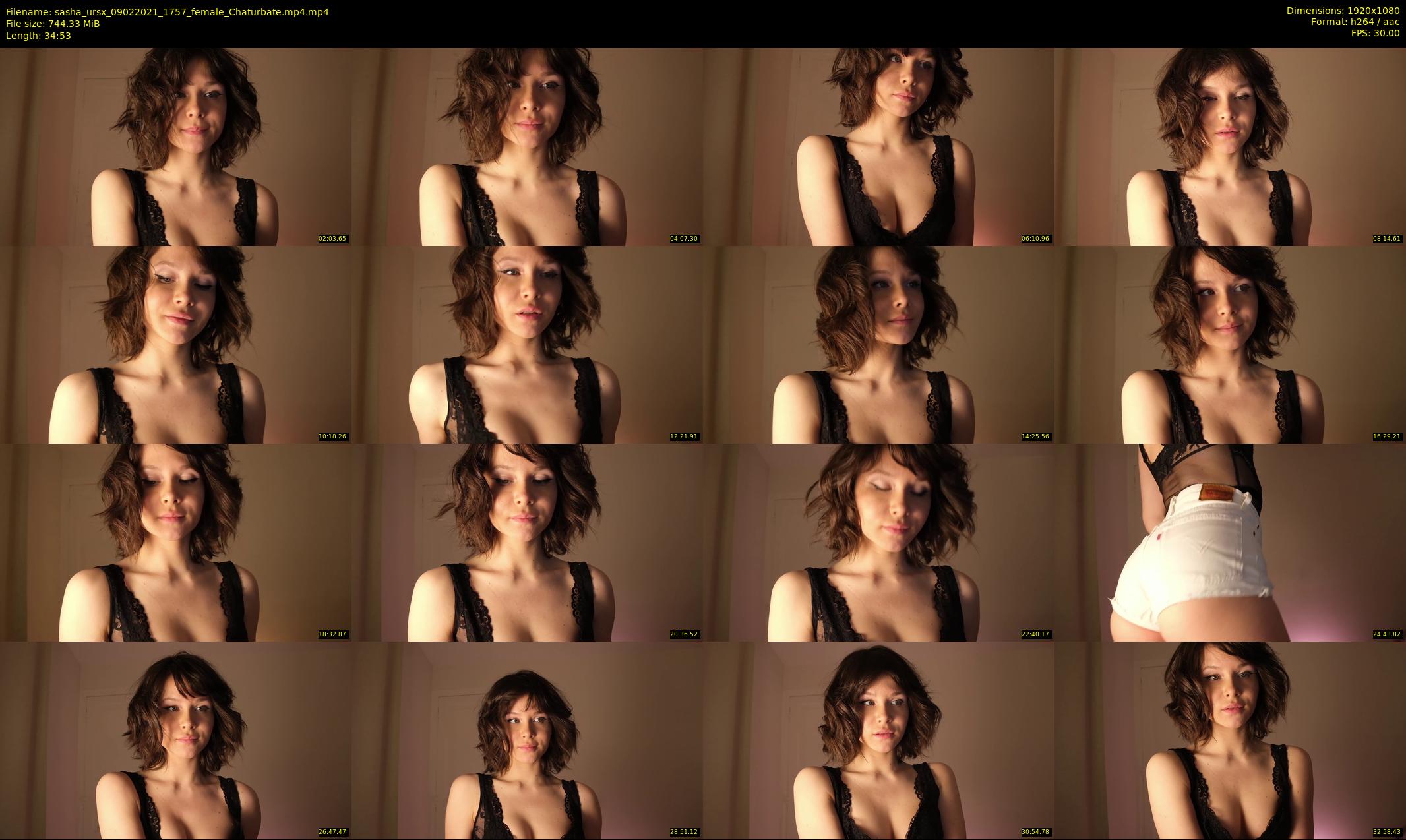 sasha_ursx — 35 minute Chaturbate female cam show recording, 1080p, Feb 9, 2021