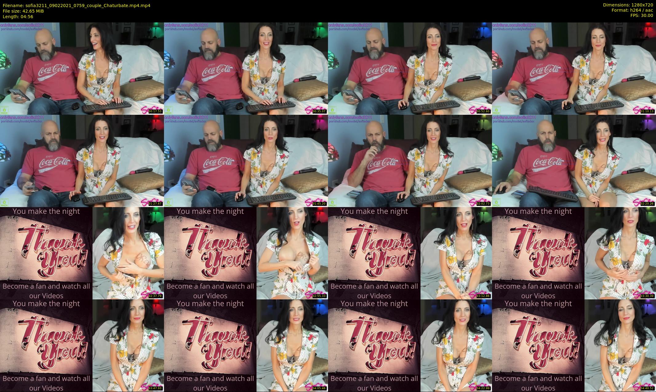sofia3211 — 5 minute Chaturbate couple cam show recording, 720p, Feb 9, 2021